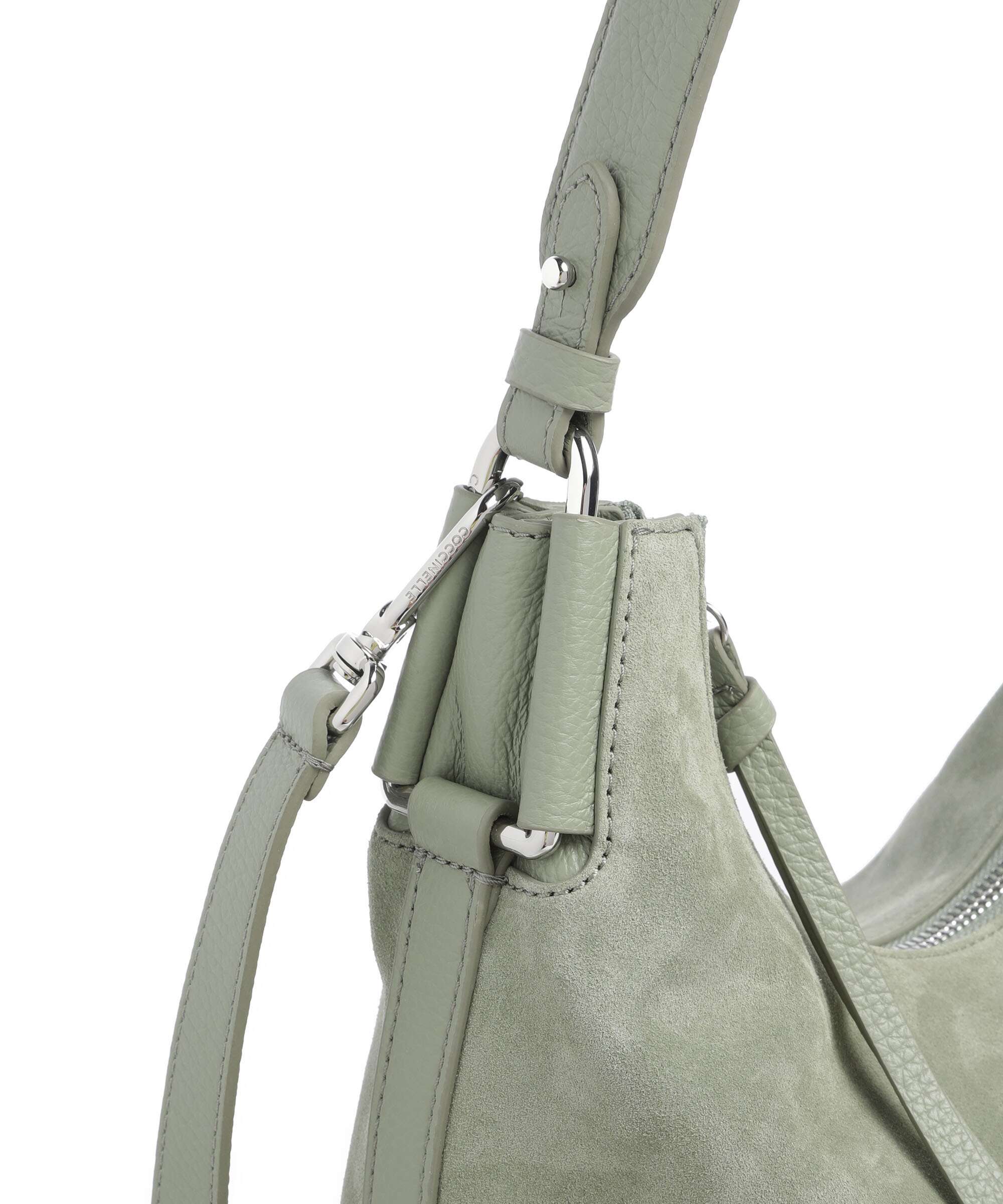 Coccinelle Rebekka Suede Hobo bag greenery - Image 5