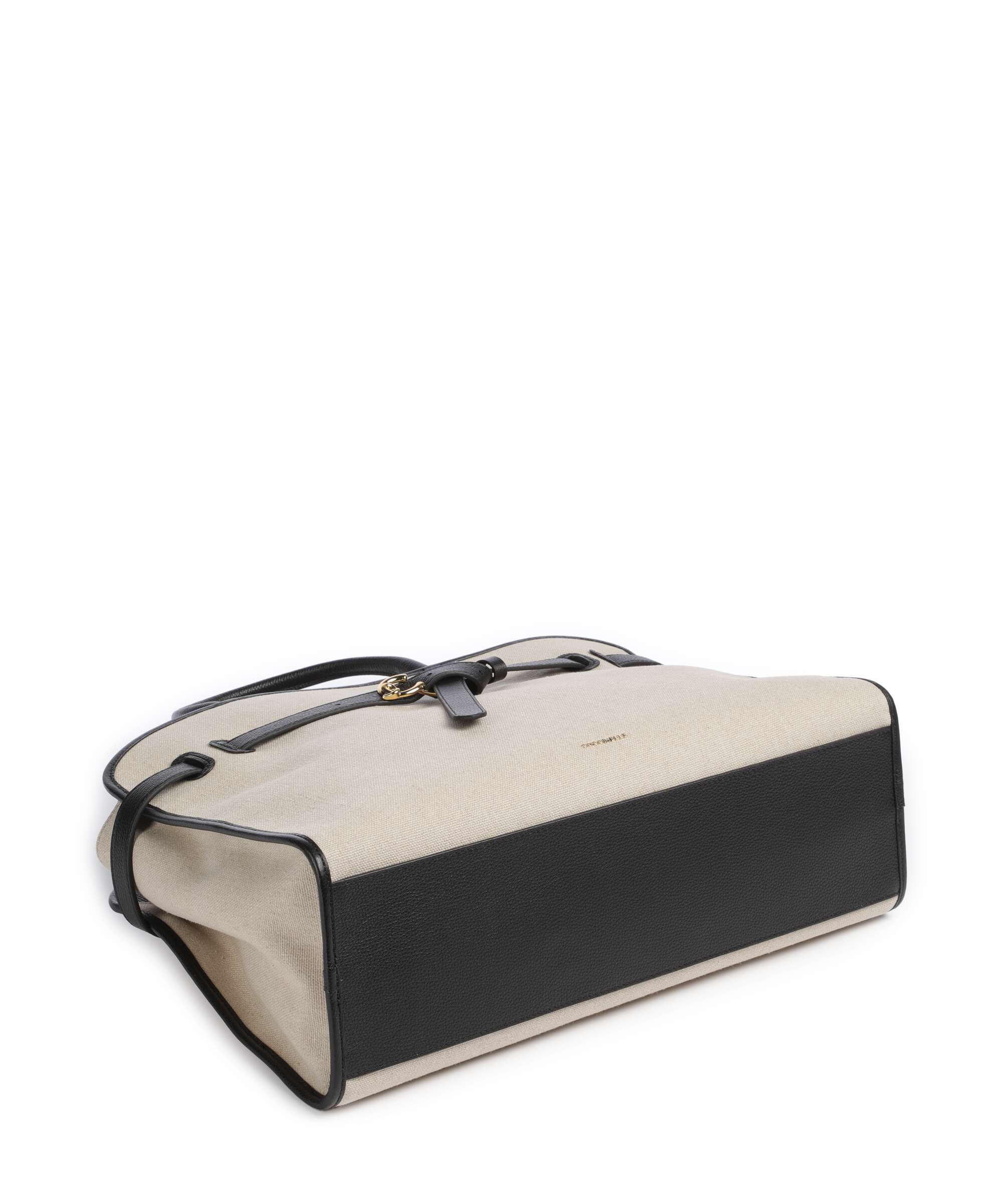 Coccinelle Sabine Canvas Handbag natural/noir - Image 4