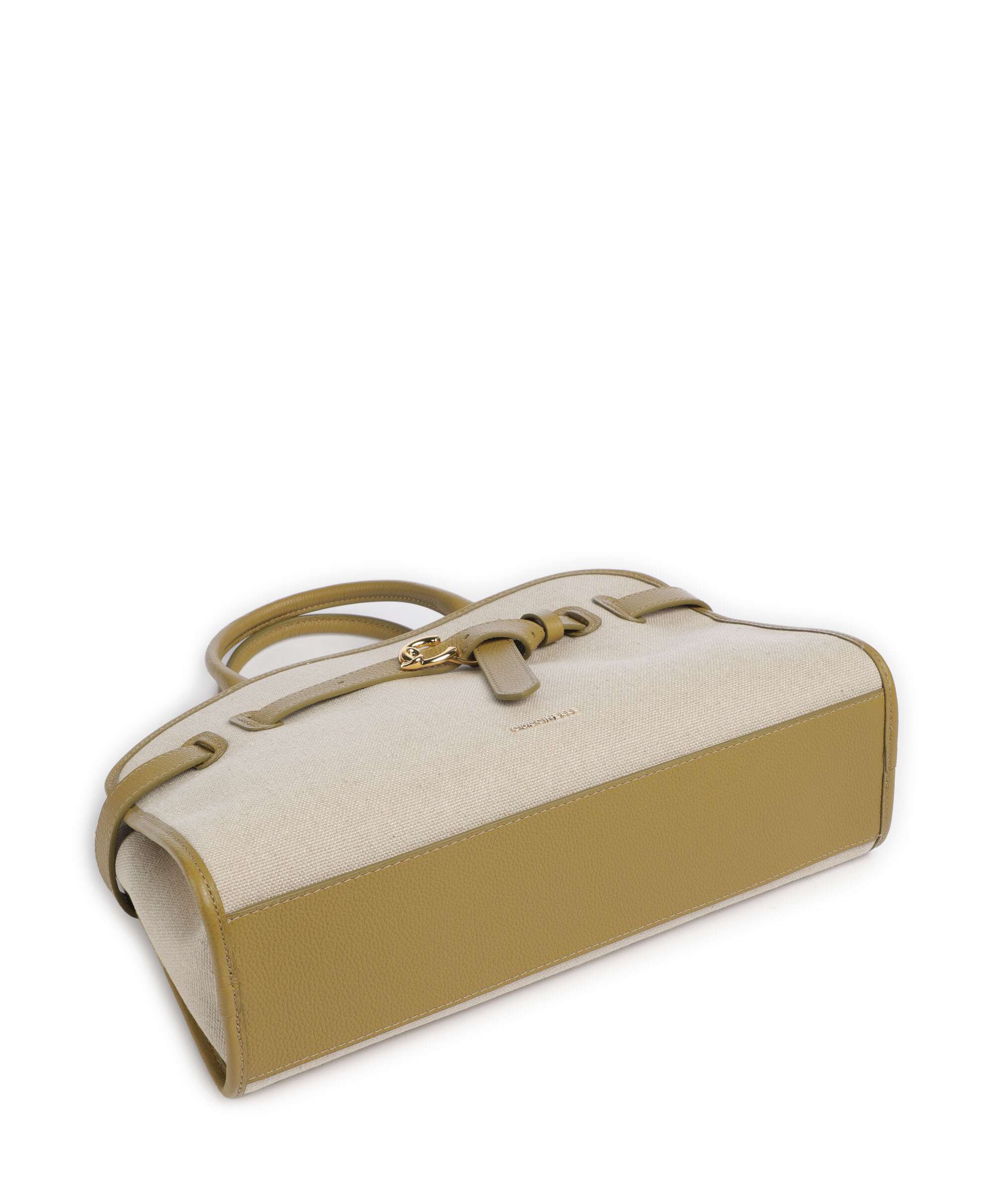Coccinelle Sabine Canvas Handbag natural/seagrass - Image 5