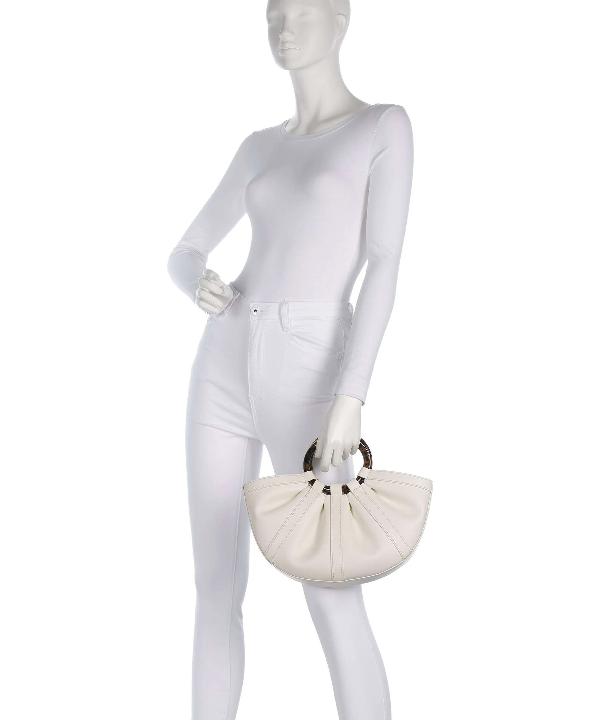 Coccinelle Shell Handbag pearl - Image 3