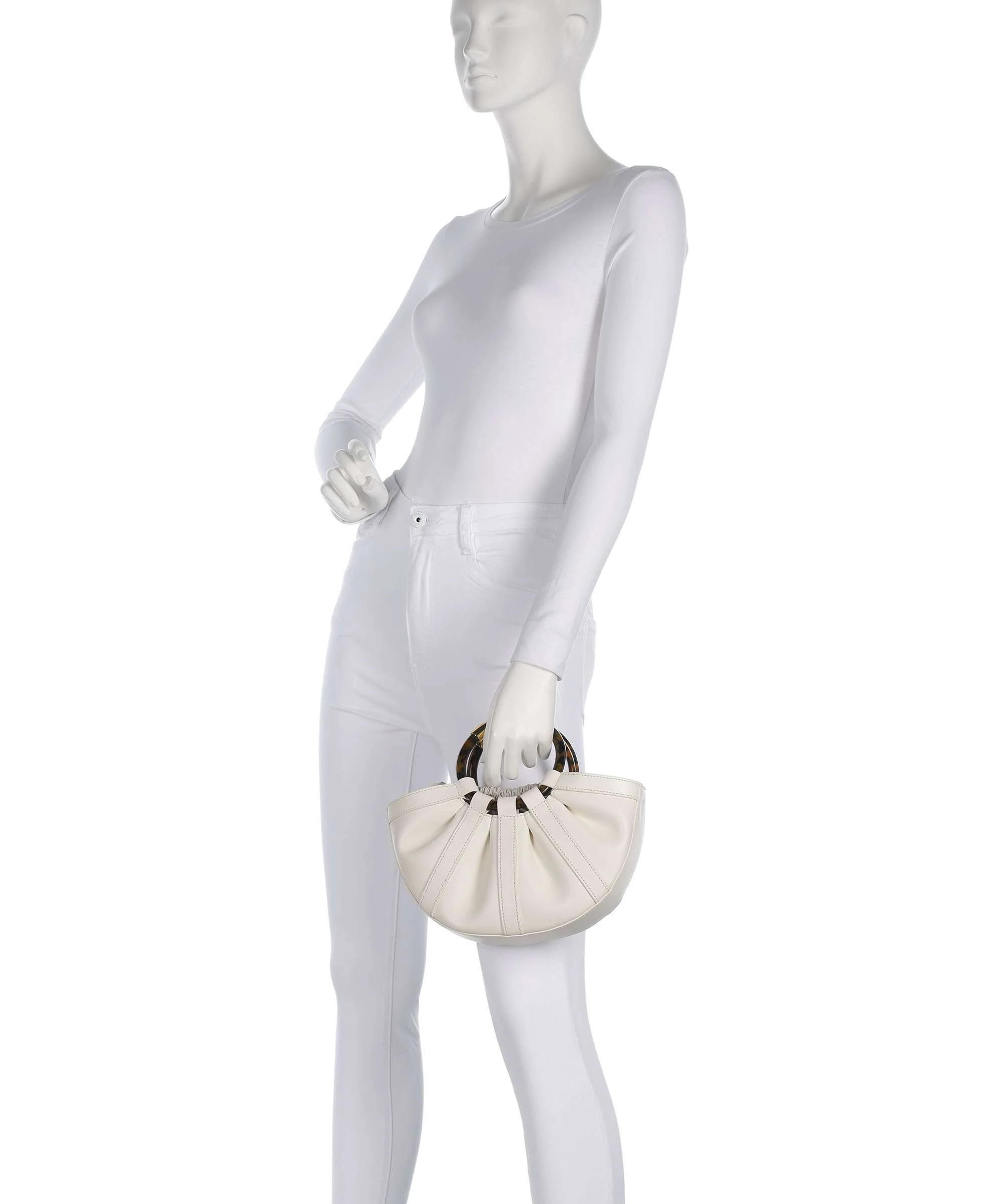 Coccinelle Shell Handbag pearl - Image 4