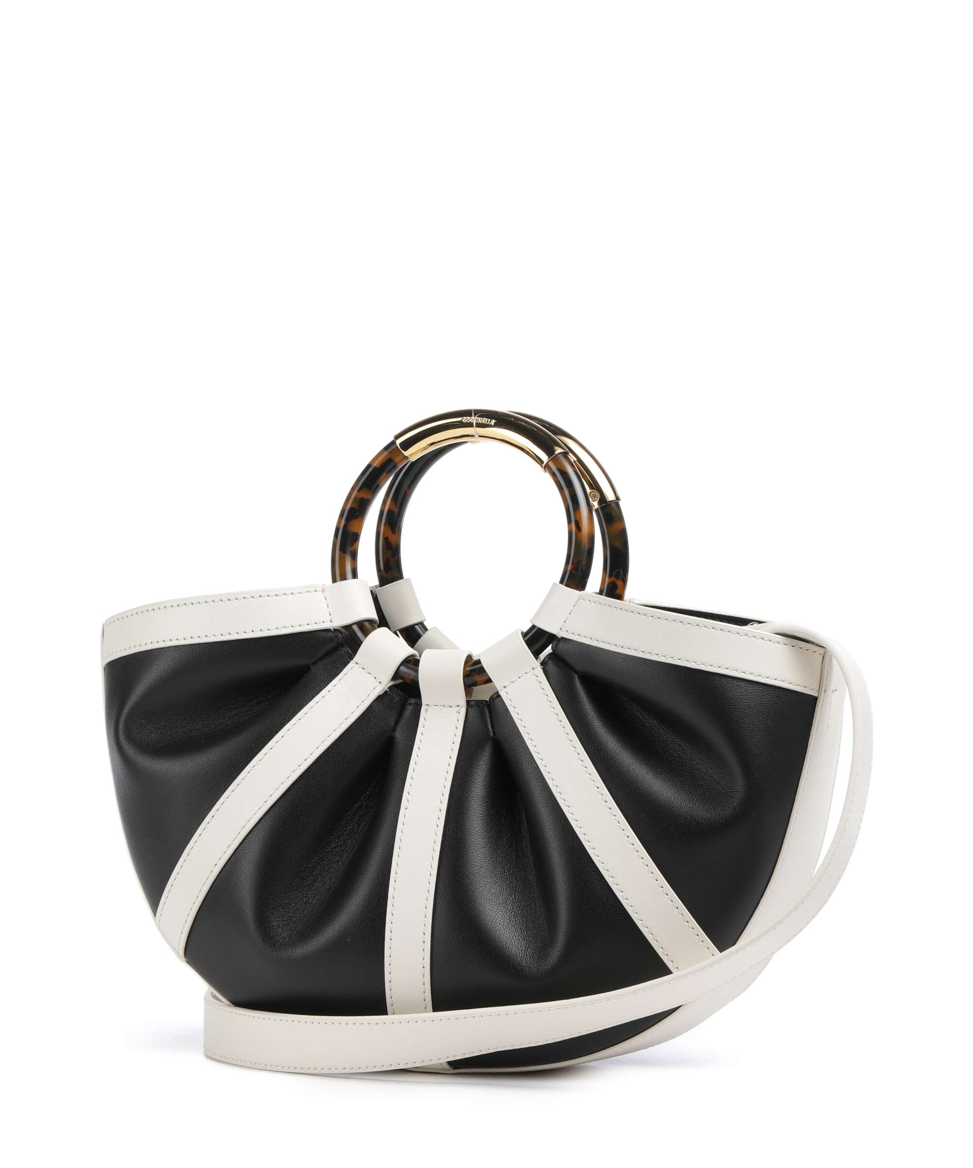 Coccinelle Shell Handbag pearl/noir - Image 2