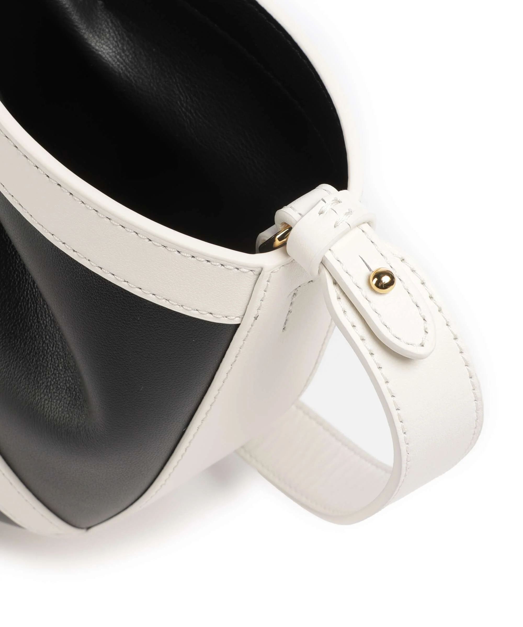 Coccinelle Shell Handbag pearl/noir - Image 6