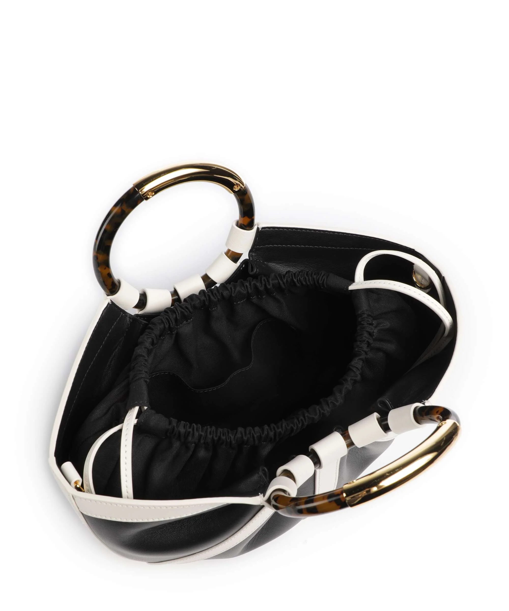 Coccinelle Shell Handbag pearl/noir - Image 7