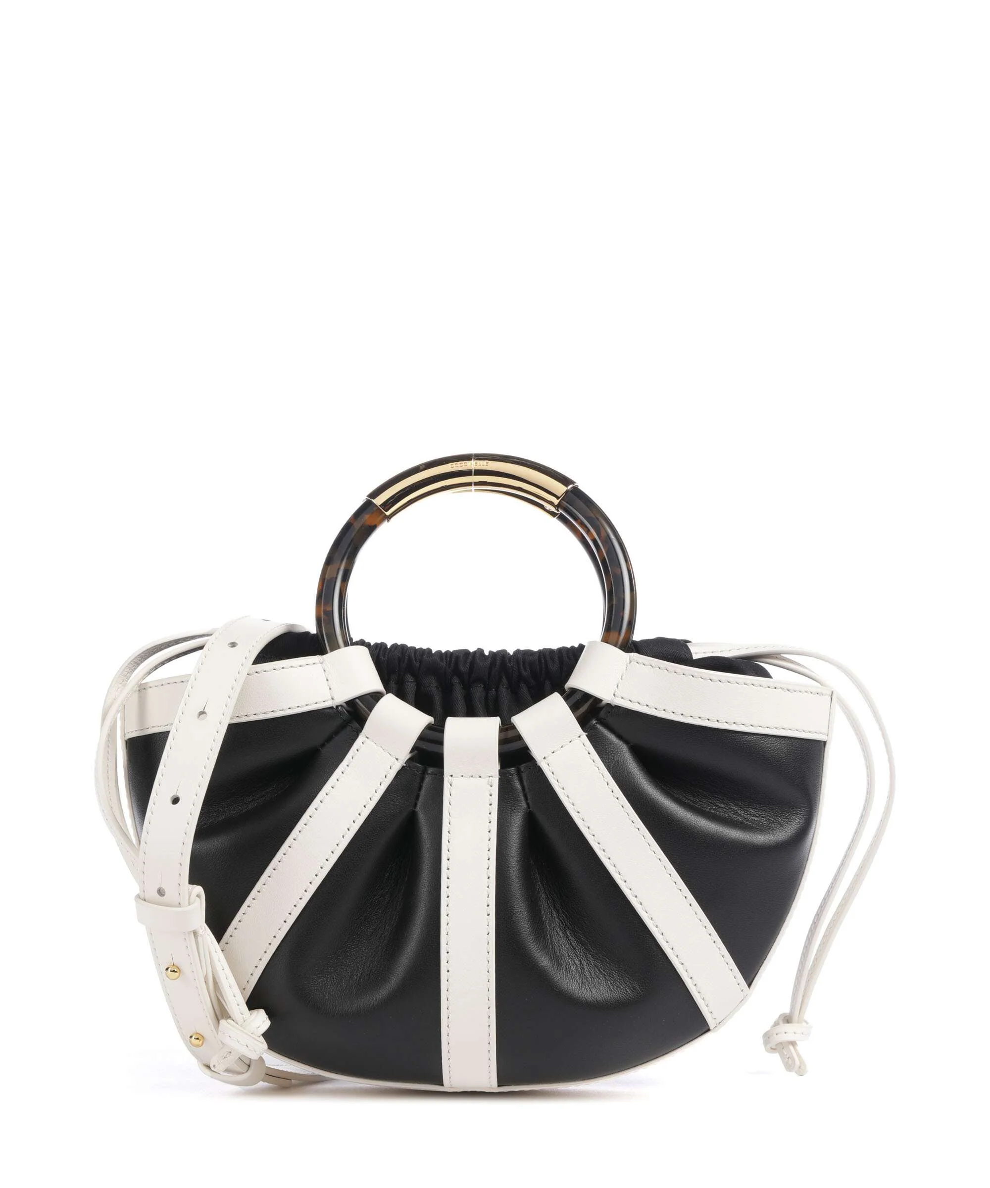 Coccinelle Shell Handbag pearl/noir