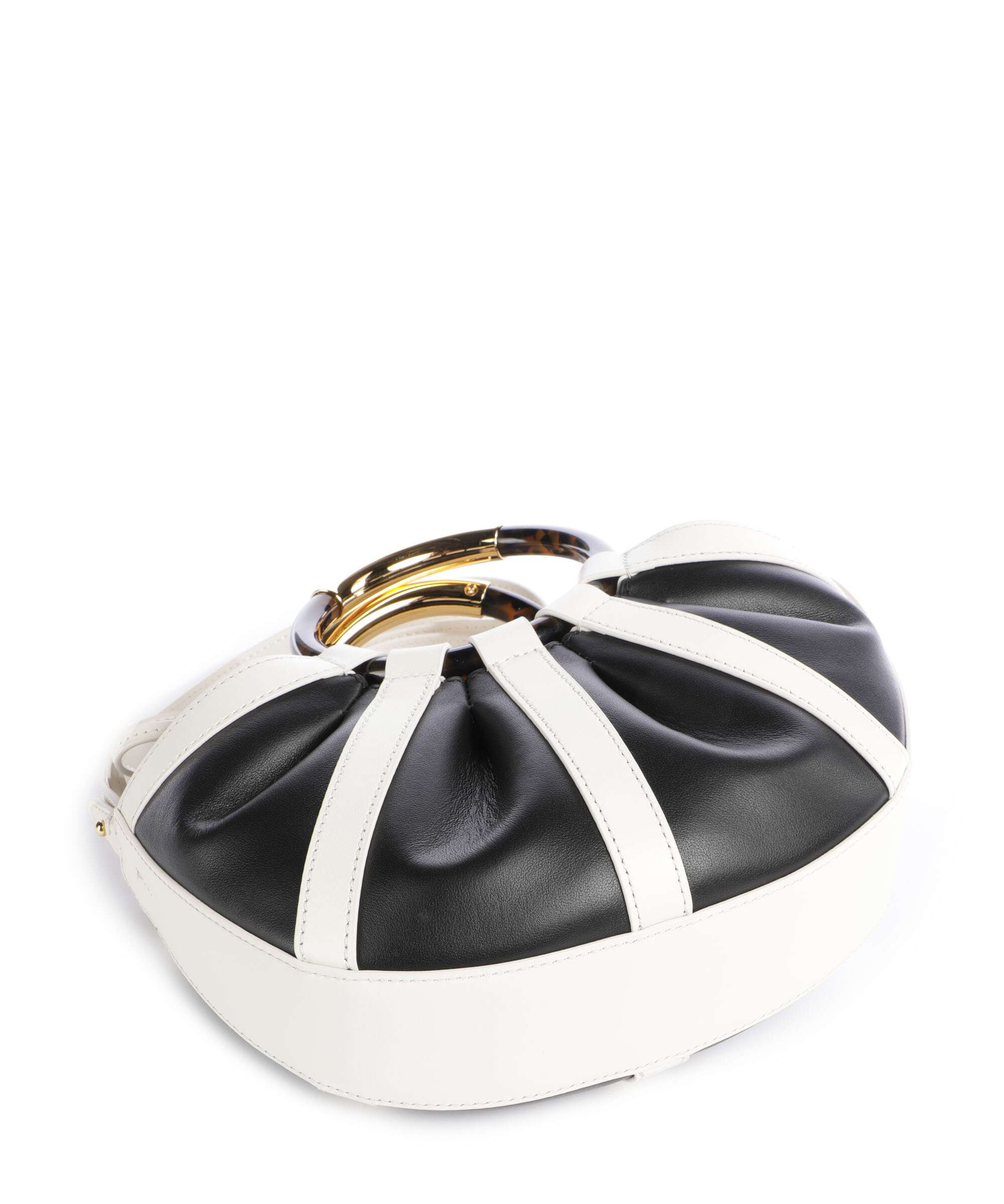 Coccinelle Shell Handbag pearl/noir - Image 5