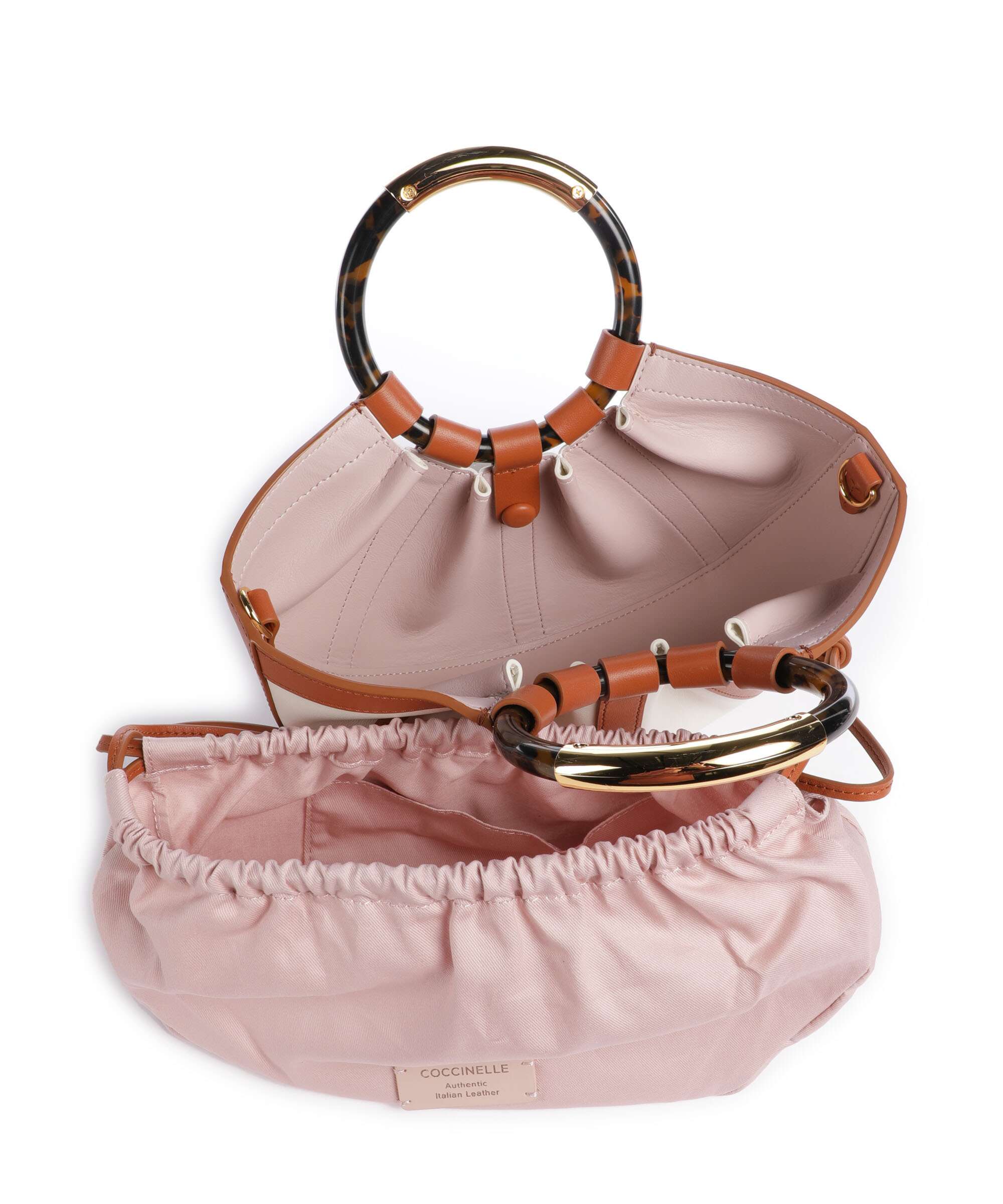 Coccinelle Shell Handbag crab/pearl - Image 6