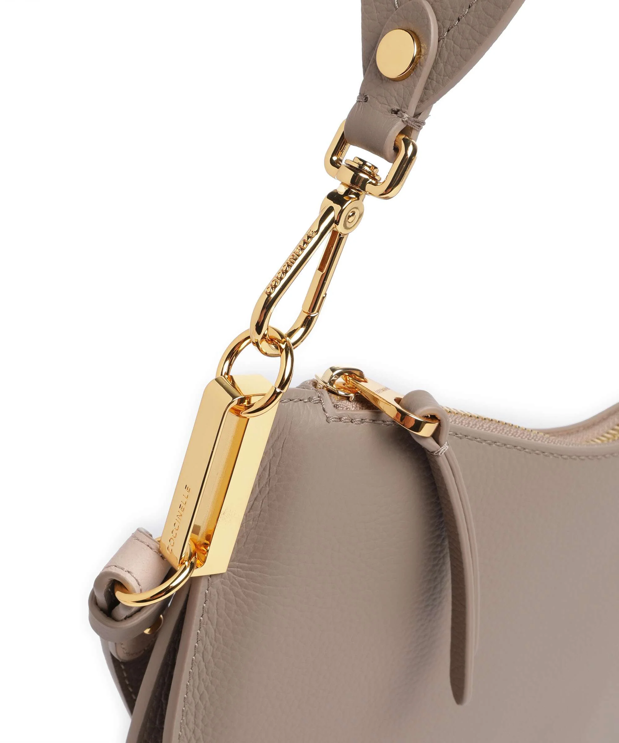 Coccinelle Sunup Hobo bag warm taupe/rosette - Image 4