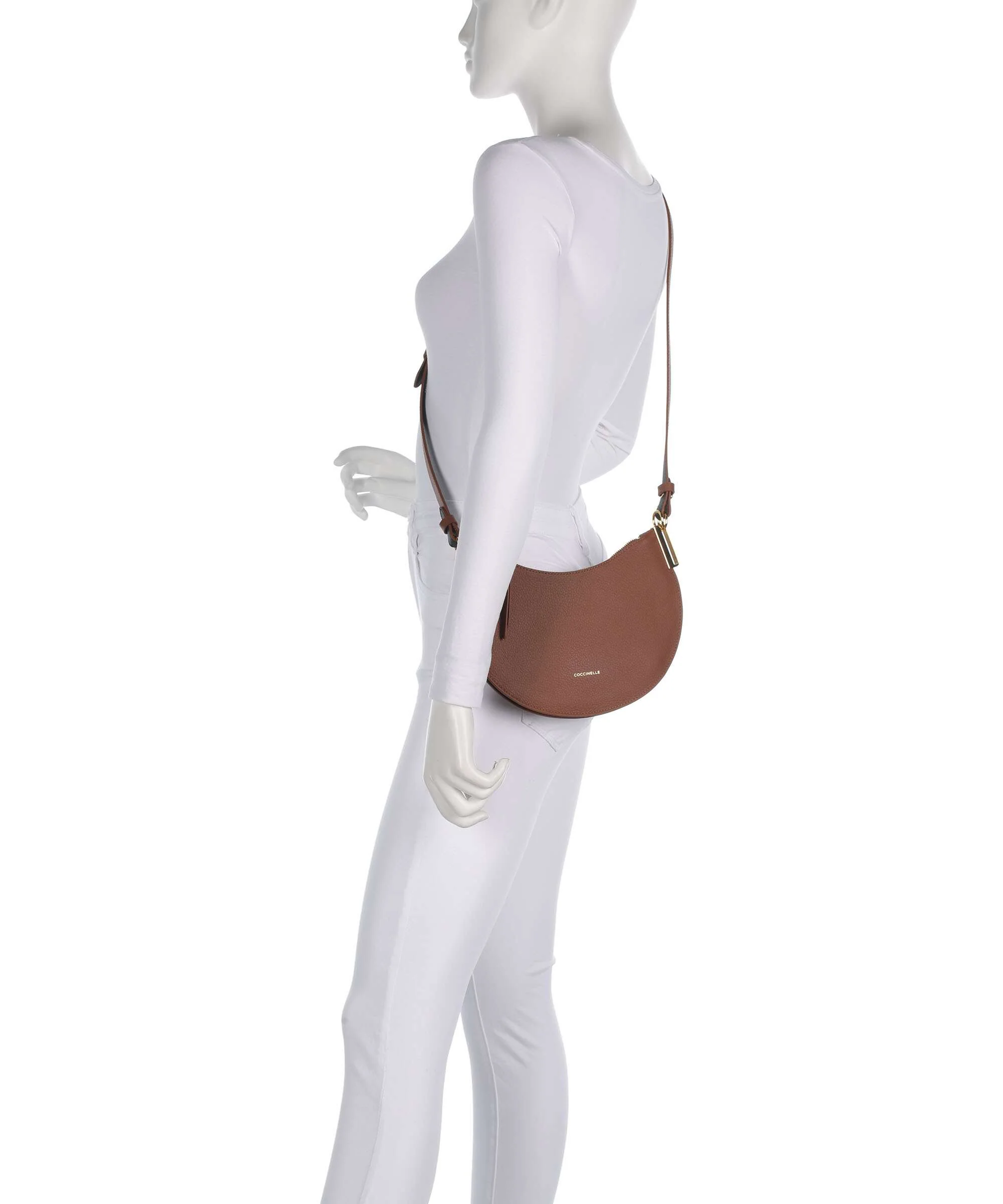 Coccinelle Sunup Shoulder bag cognac/noir - Image 3