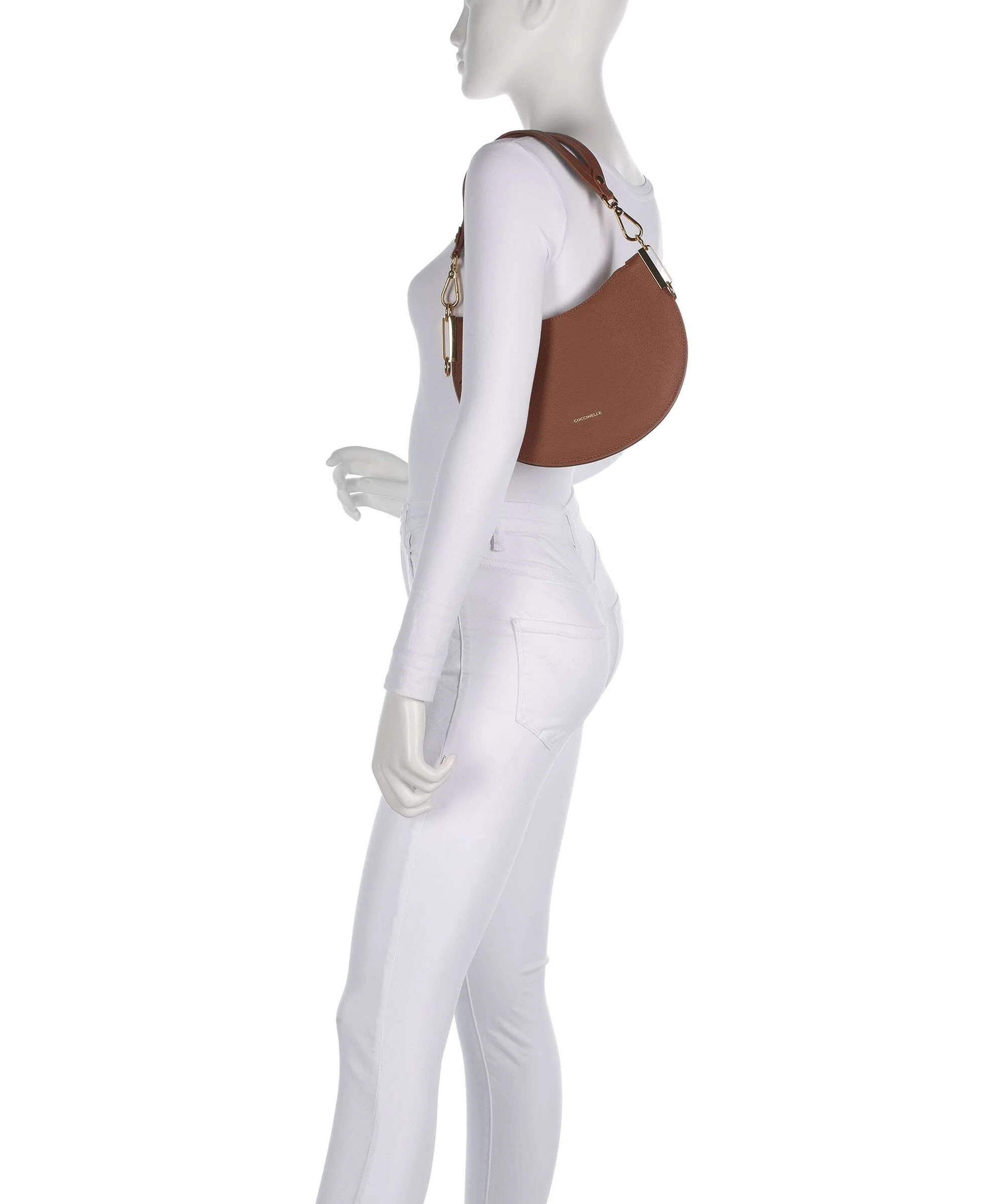 Coccinelle Sunup Shoulder bag cognac/noir - Image 4