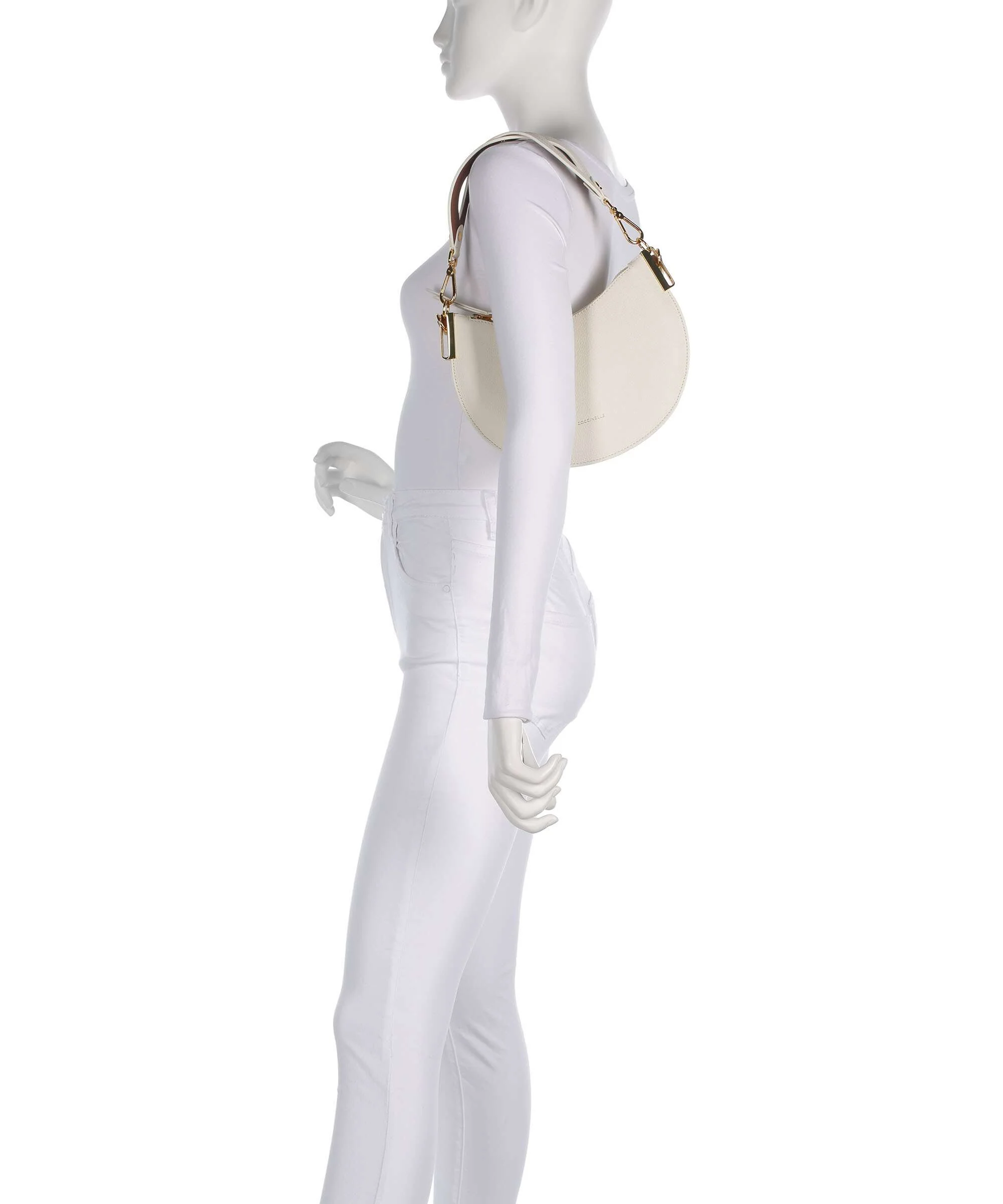 Coccinelle Sunup Shoulder bag pearl/cognac - Image 3