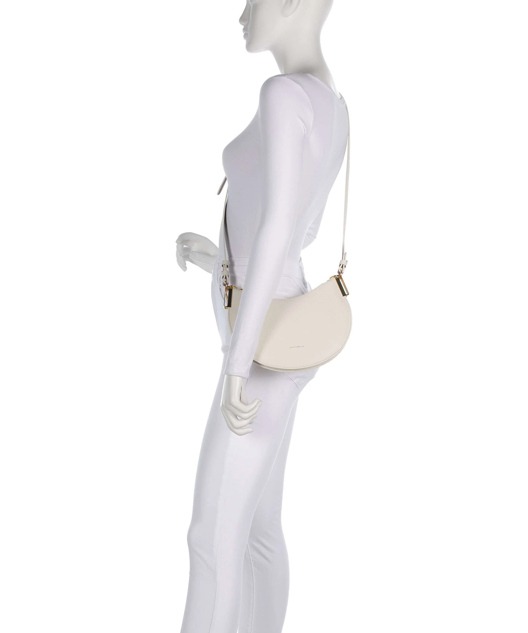 Coccinelle Sunup Shoulder bag pearl/cognac - Image 4