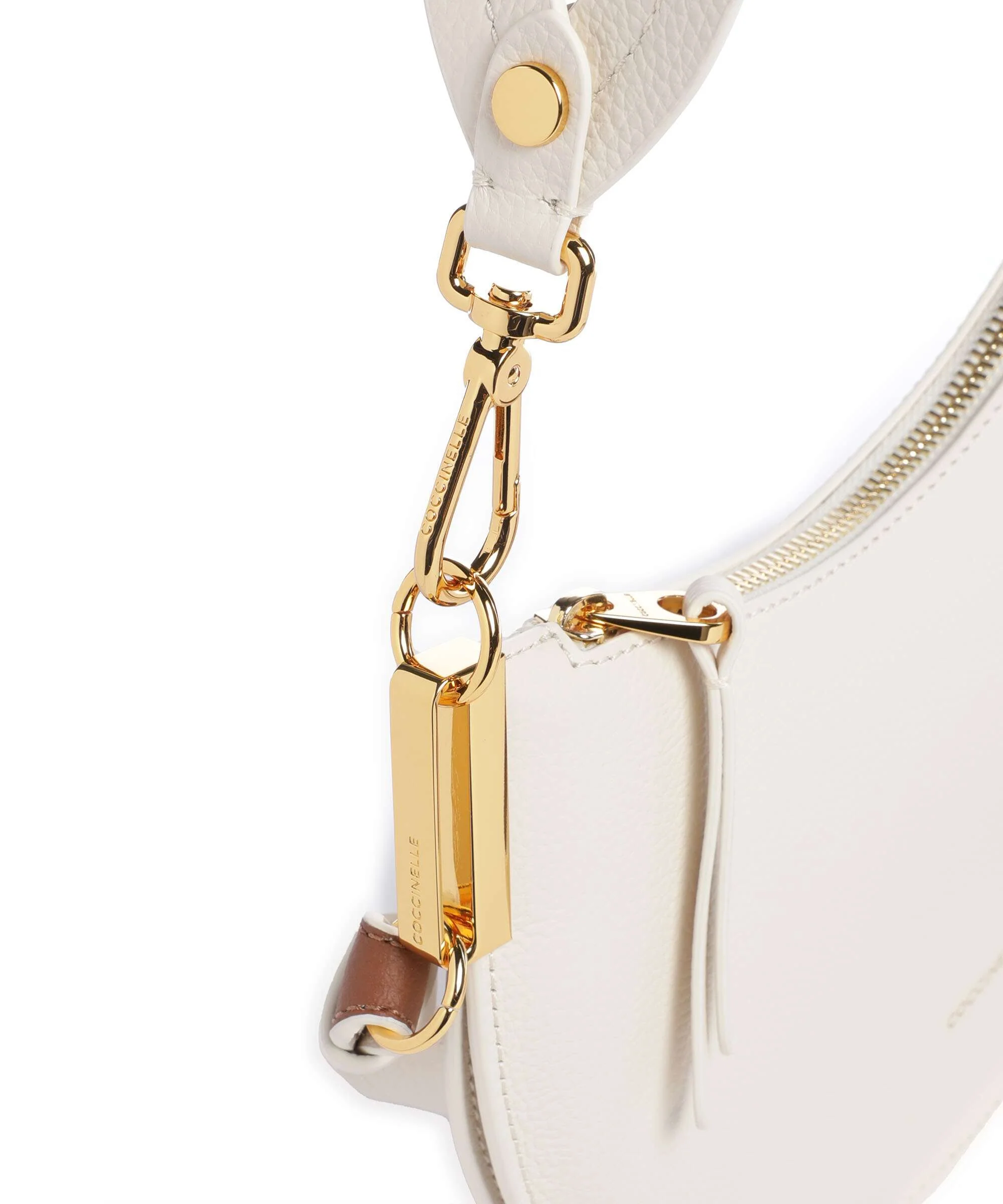 Coccinelle Sunup Shoulder bag pearl/cognac - Image 5