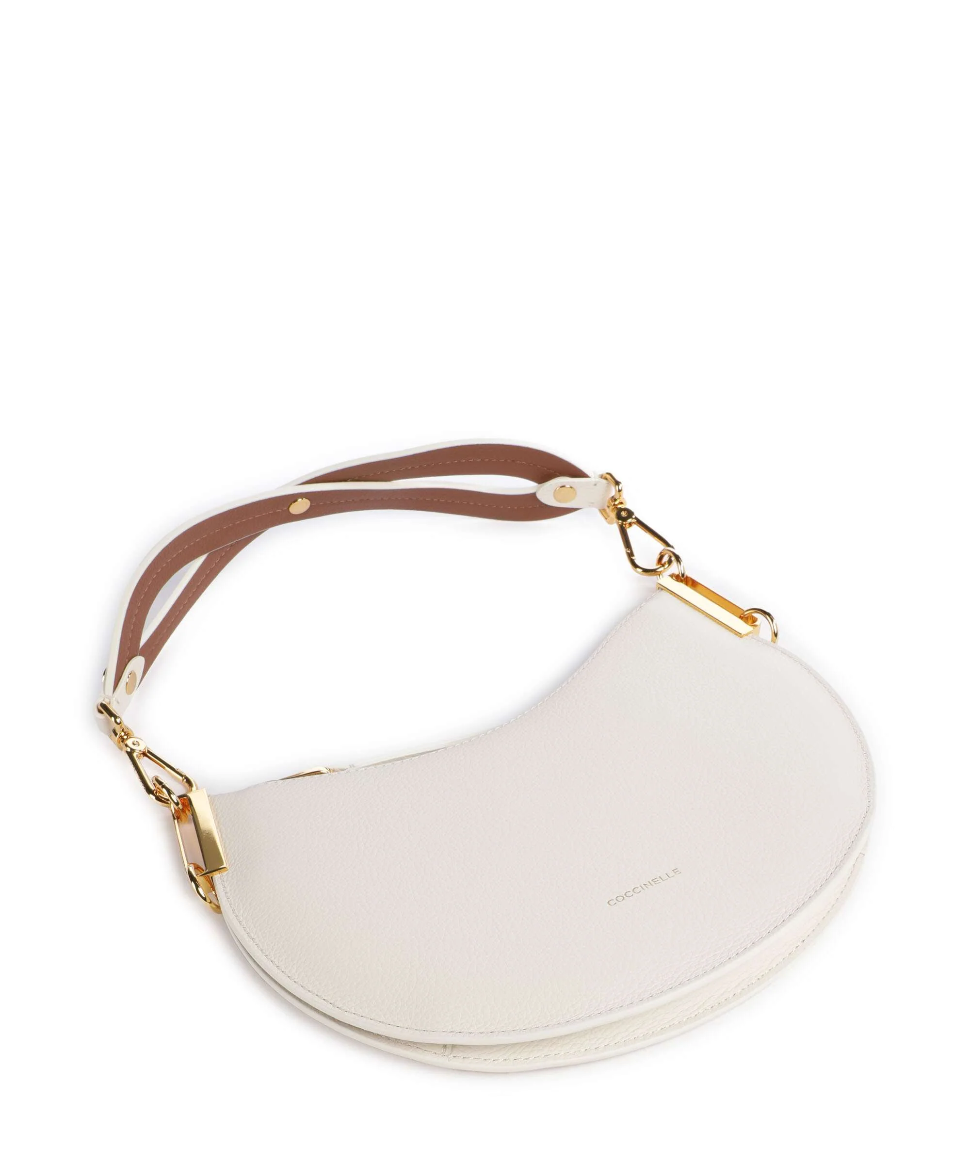 Coccinelle Sunup Shoulder bag pearl/cognac - Image 6
