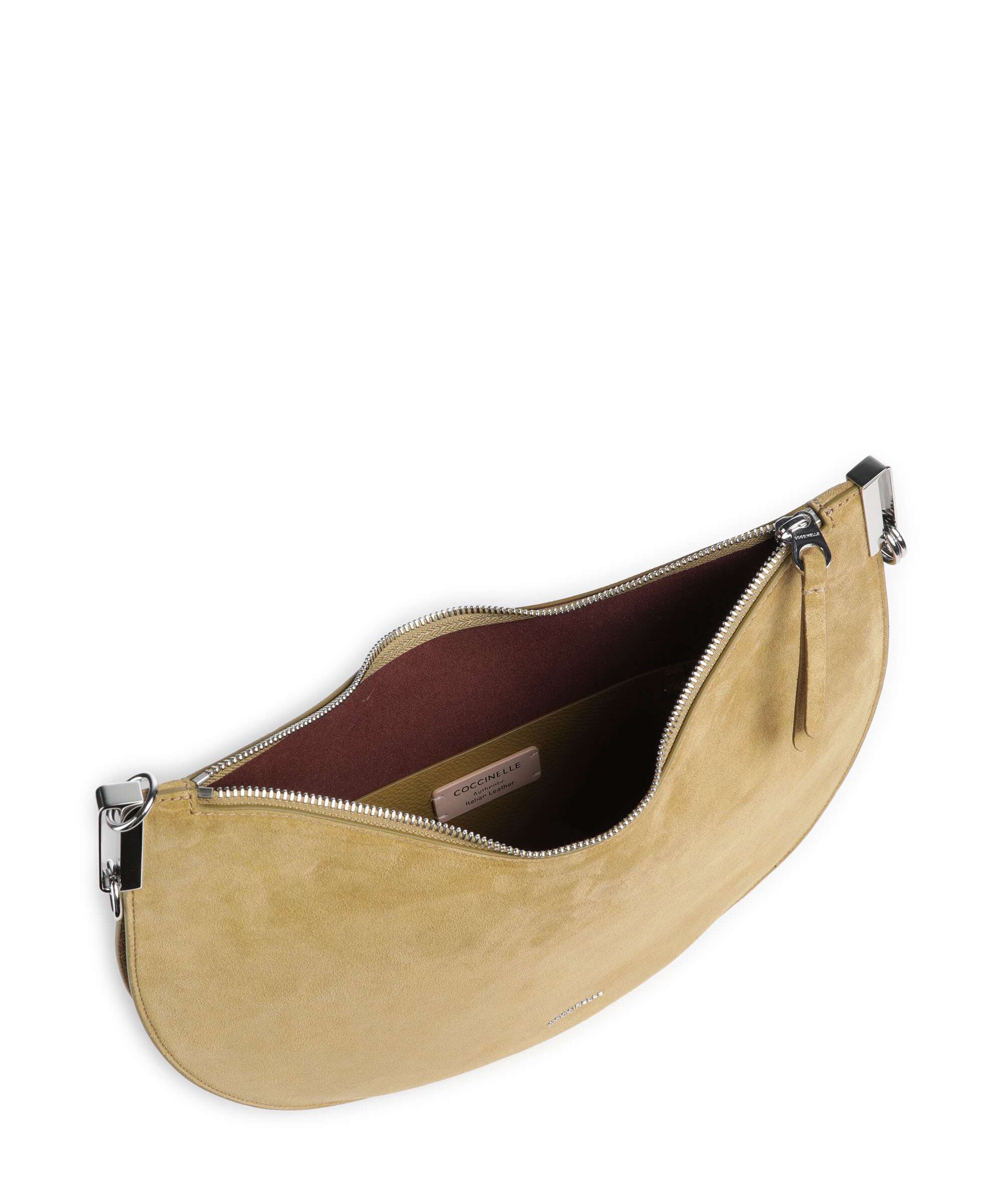 Coccinelle Sunup Suede Shoulder bag seagrass - Image 5