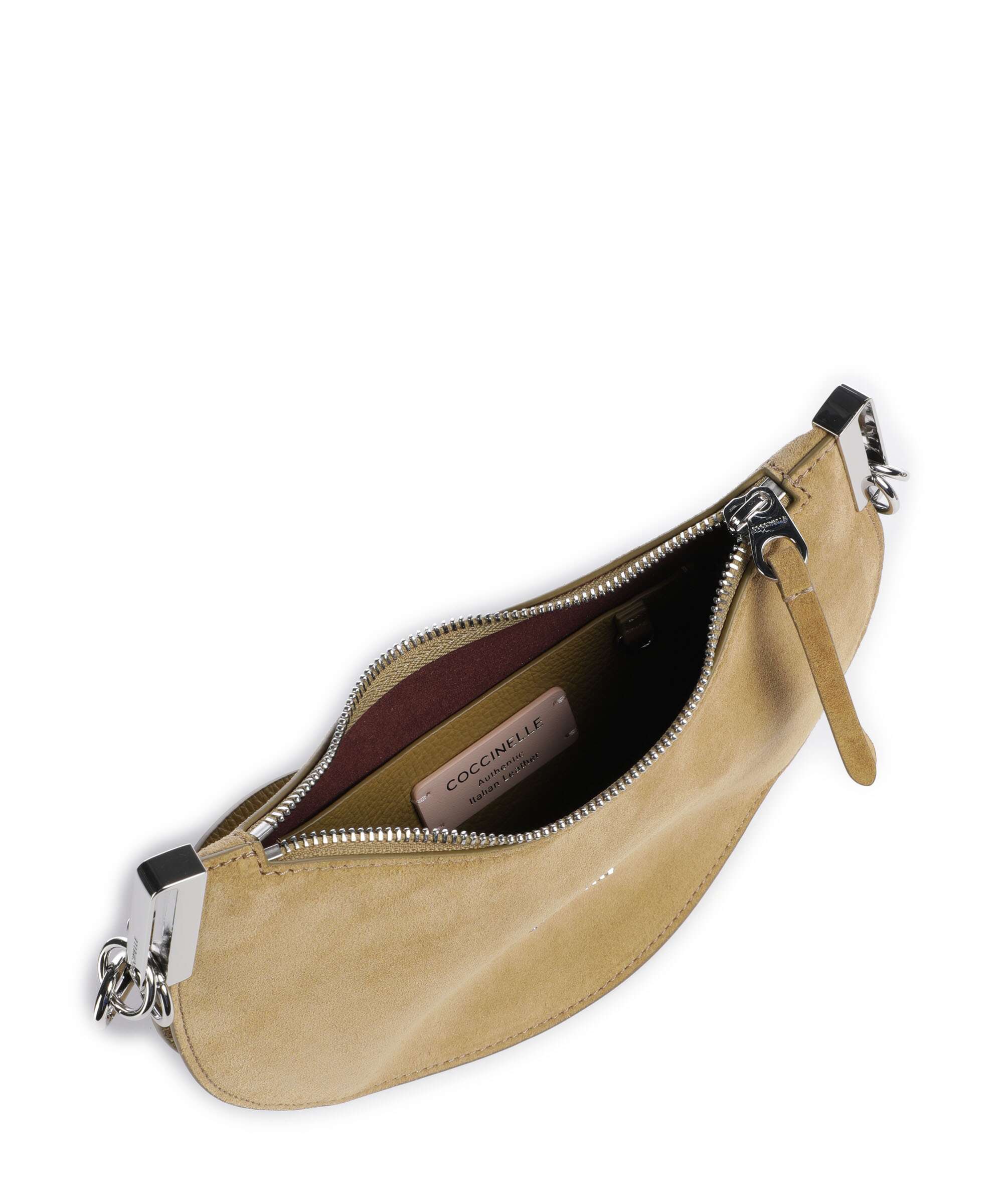 Coccinelle Sunup Suede Shoulder bag seagrass - Image 4