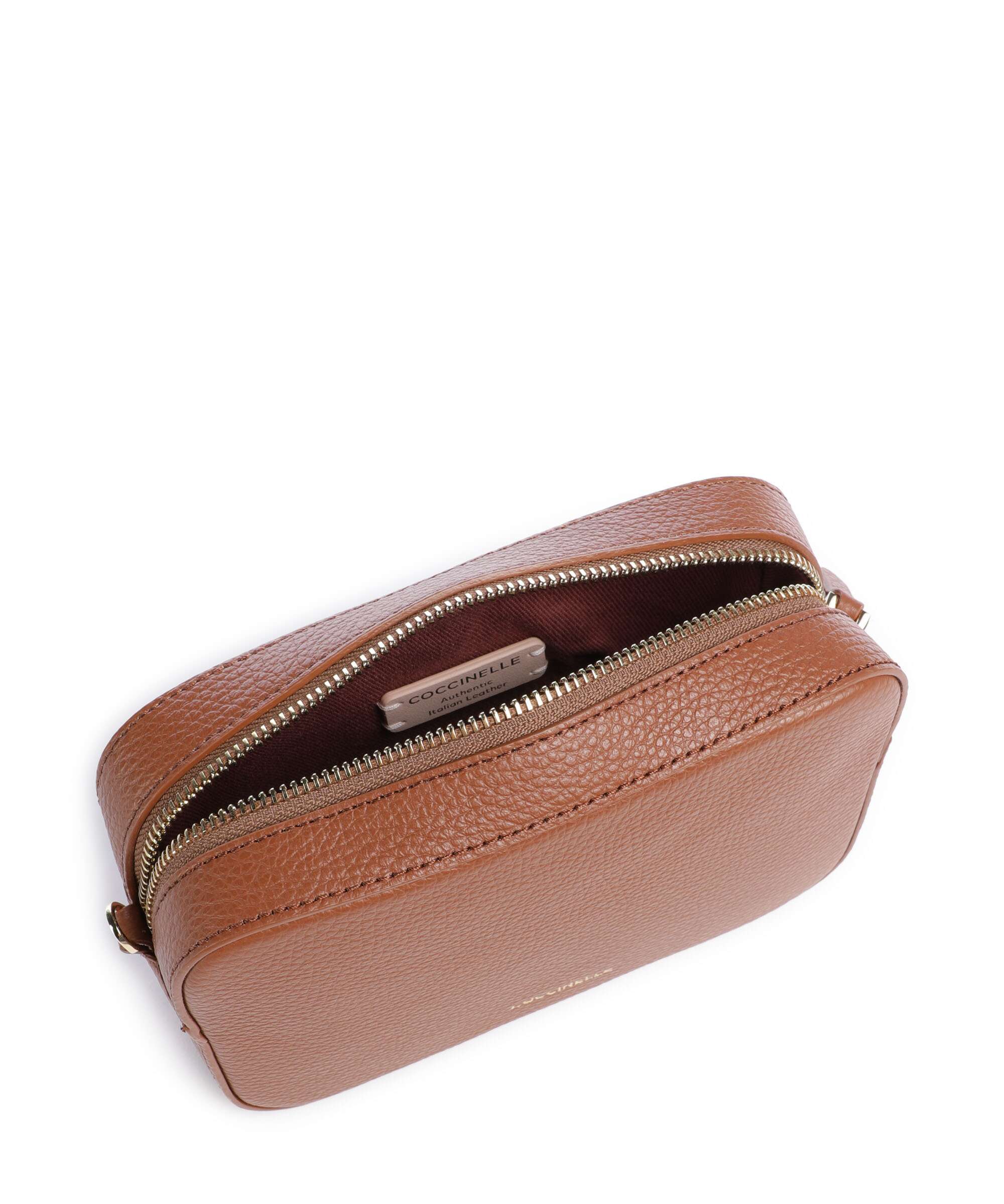 Coccinelle Tebe Crossbody bag cognac - Image 6