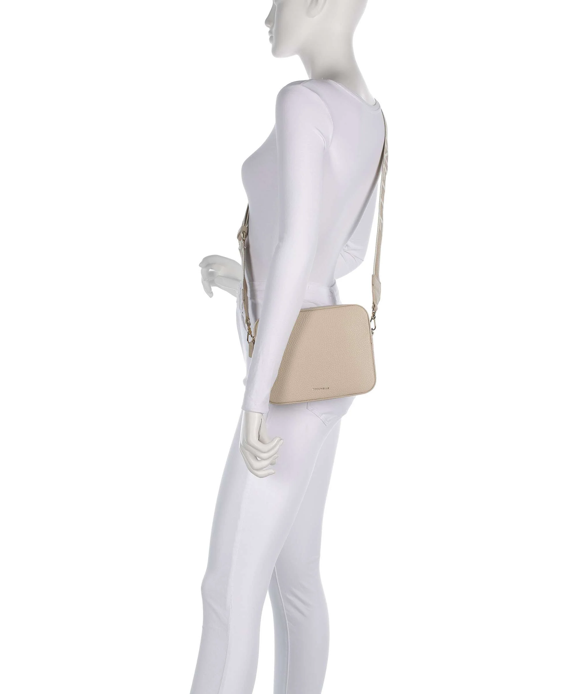 Coccinelle Tebe Crossbody bag sandshell - Image 3