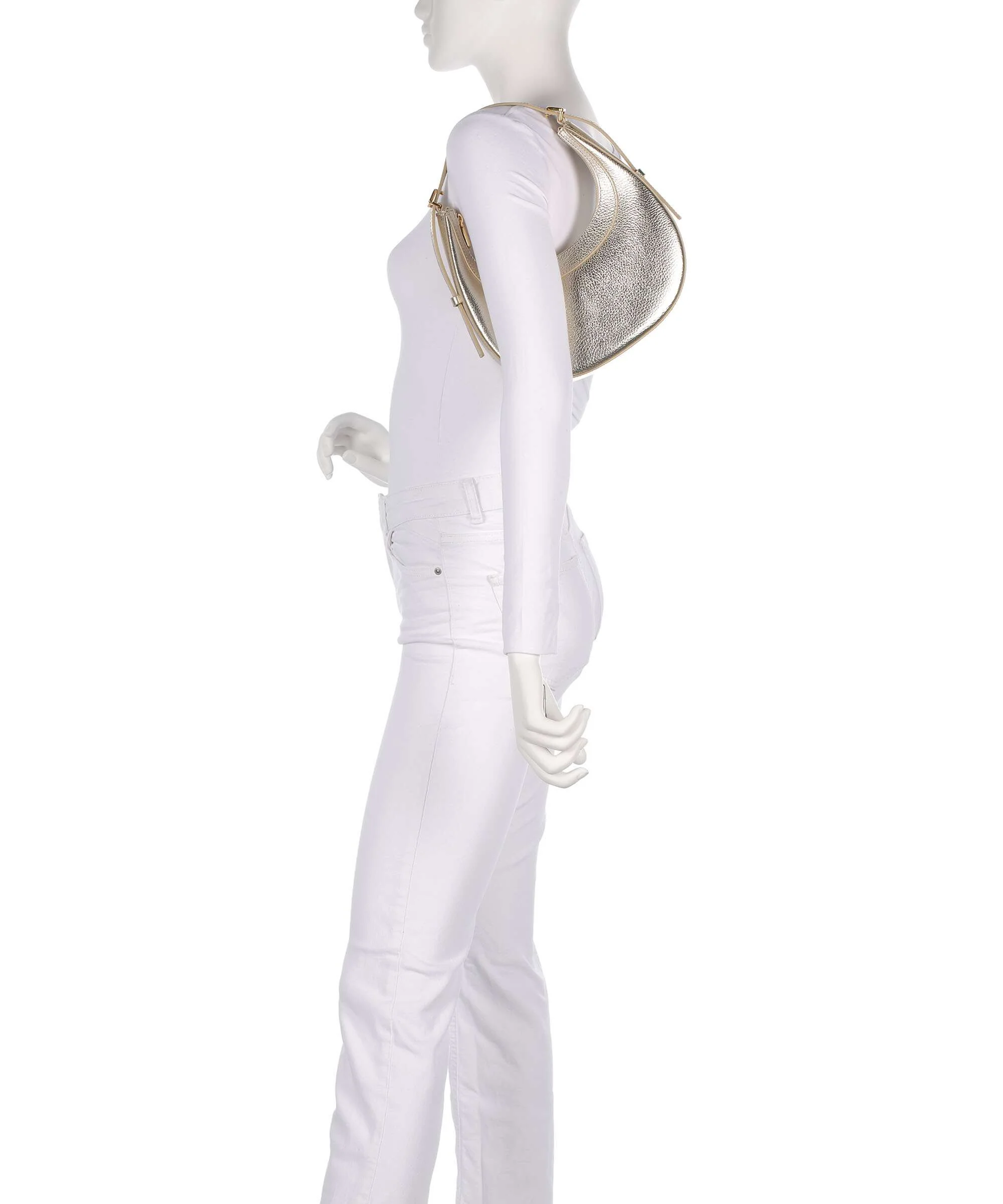 Coccinelle Whisper Shoulder bag pale gold - Image 3