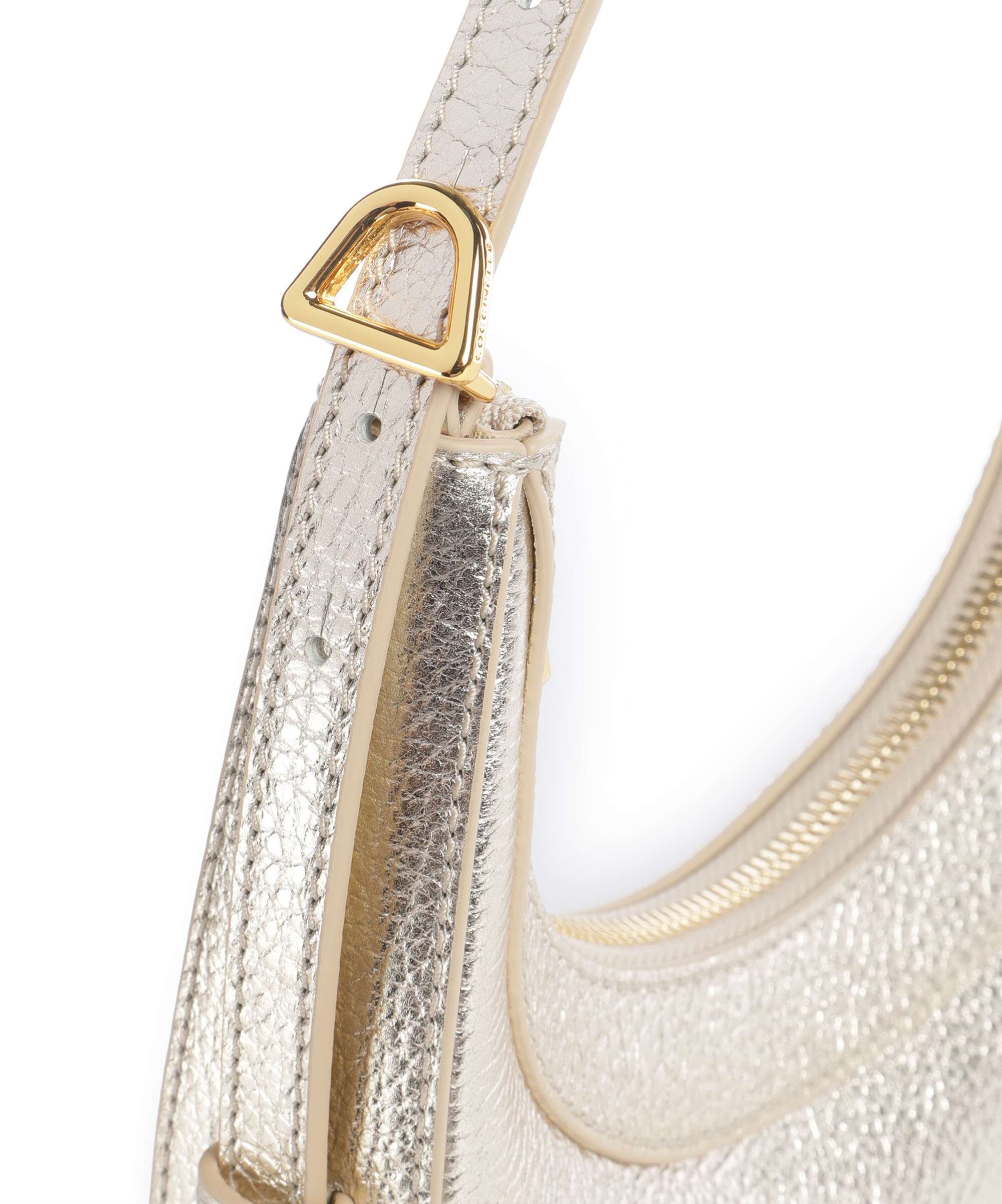 Coccinelle Whisper Shoulder bag pale gold - Image 4
