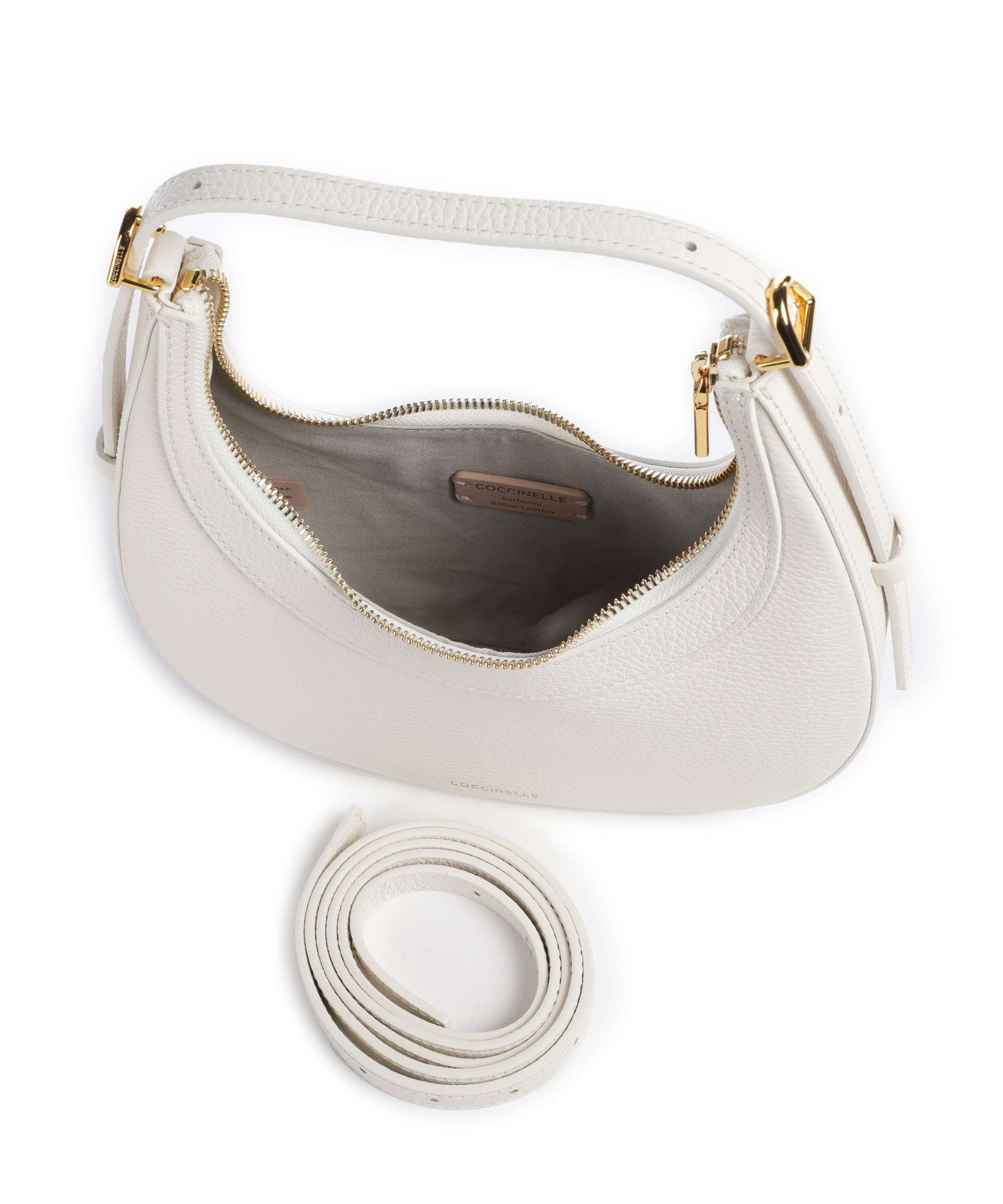 Coccinelle Whisper Shoulder bag pearl - Image 6