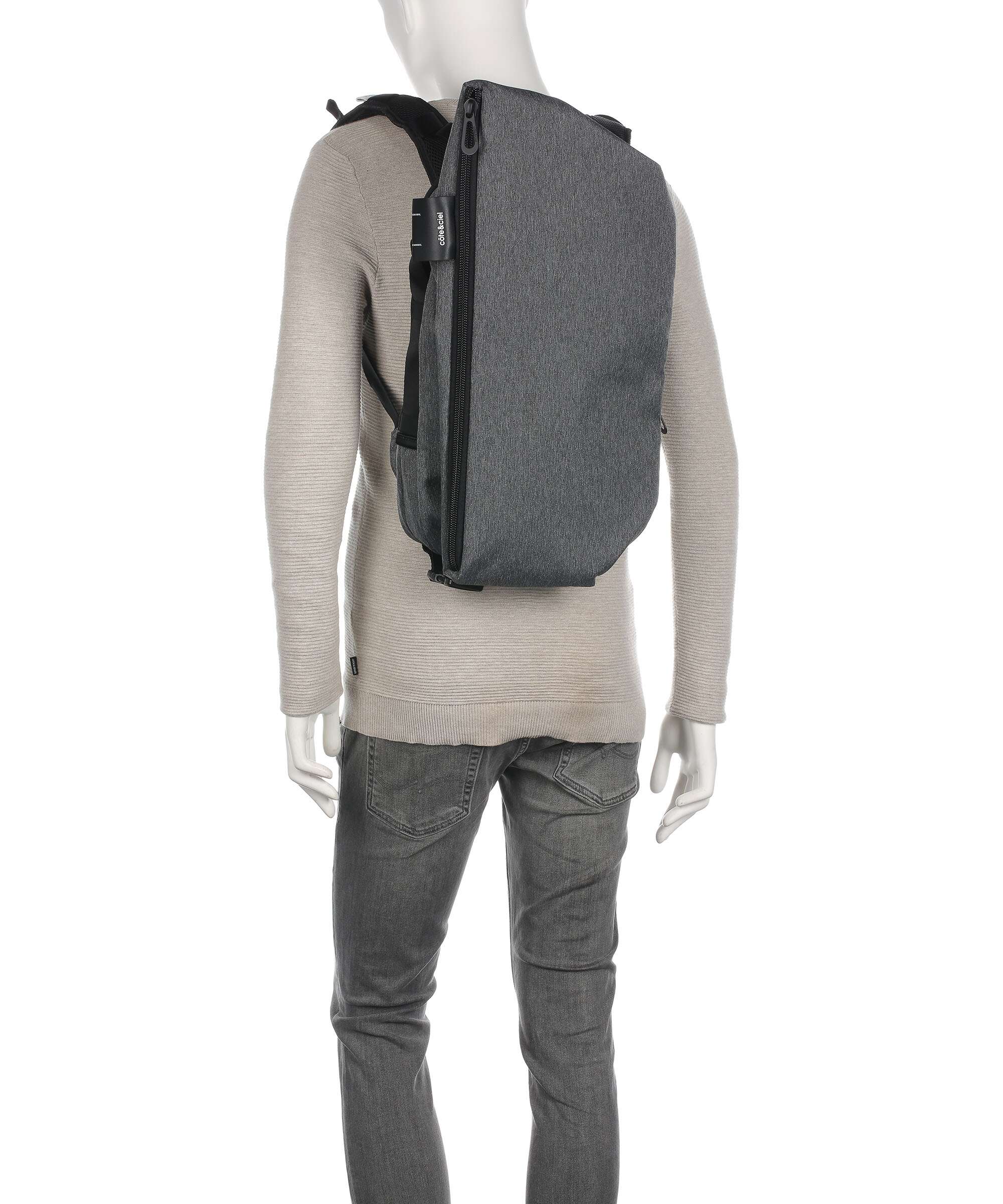 Côte&Ciel Isar Air Backpack black melange - Image 4