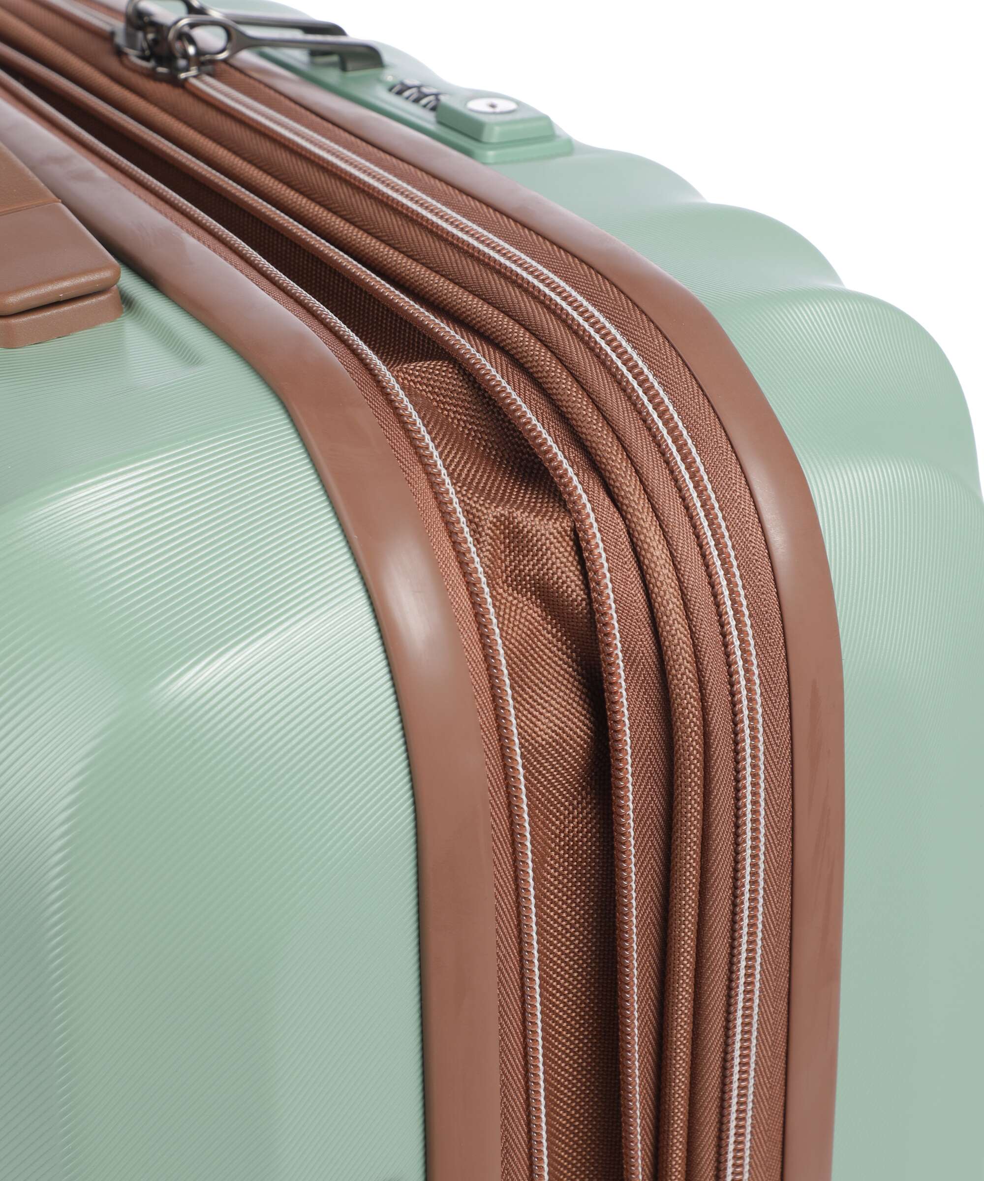 Delsey Paris Carrousel 2 Slim Spinner (4 wheels) sage green - Image 4
