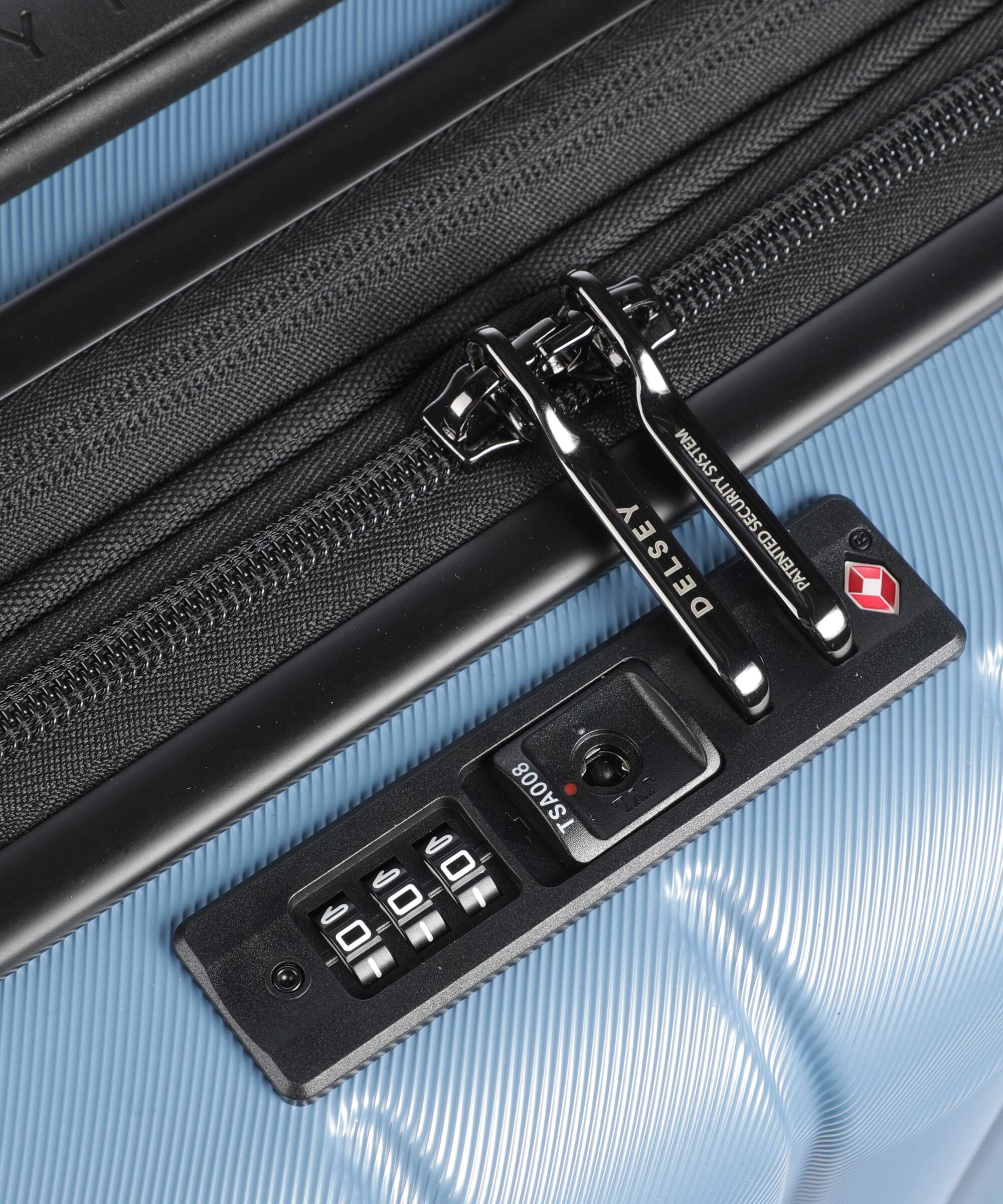 Delsey Paris Longitude Slim Spinner (4 wheels) blue - Image 3