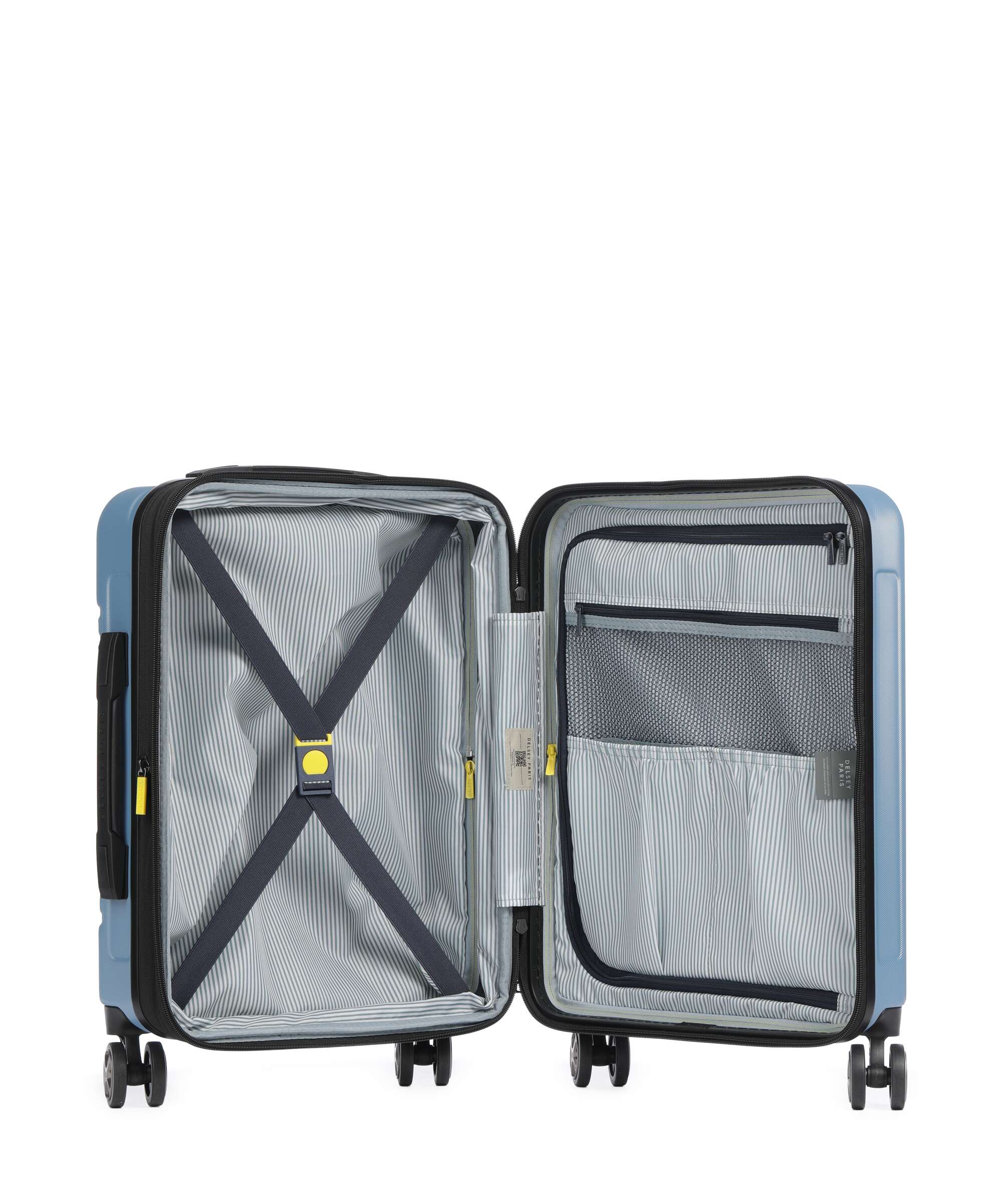 Delsey Paris Longitude Slim Spinner (4 wheels) blue - Image 6