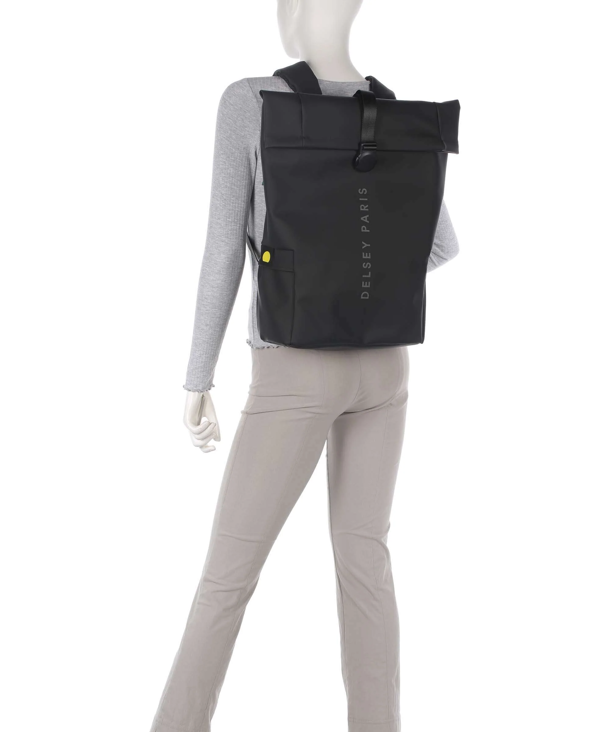 Delsey Paris Turenne Soft Rolltop backpack schwarz - Image 3
