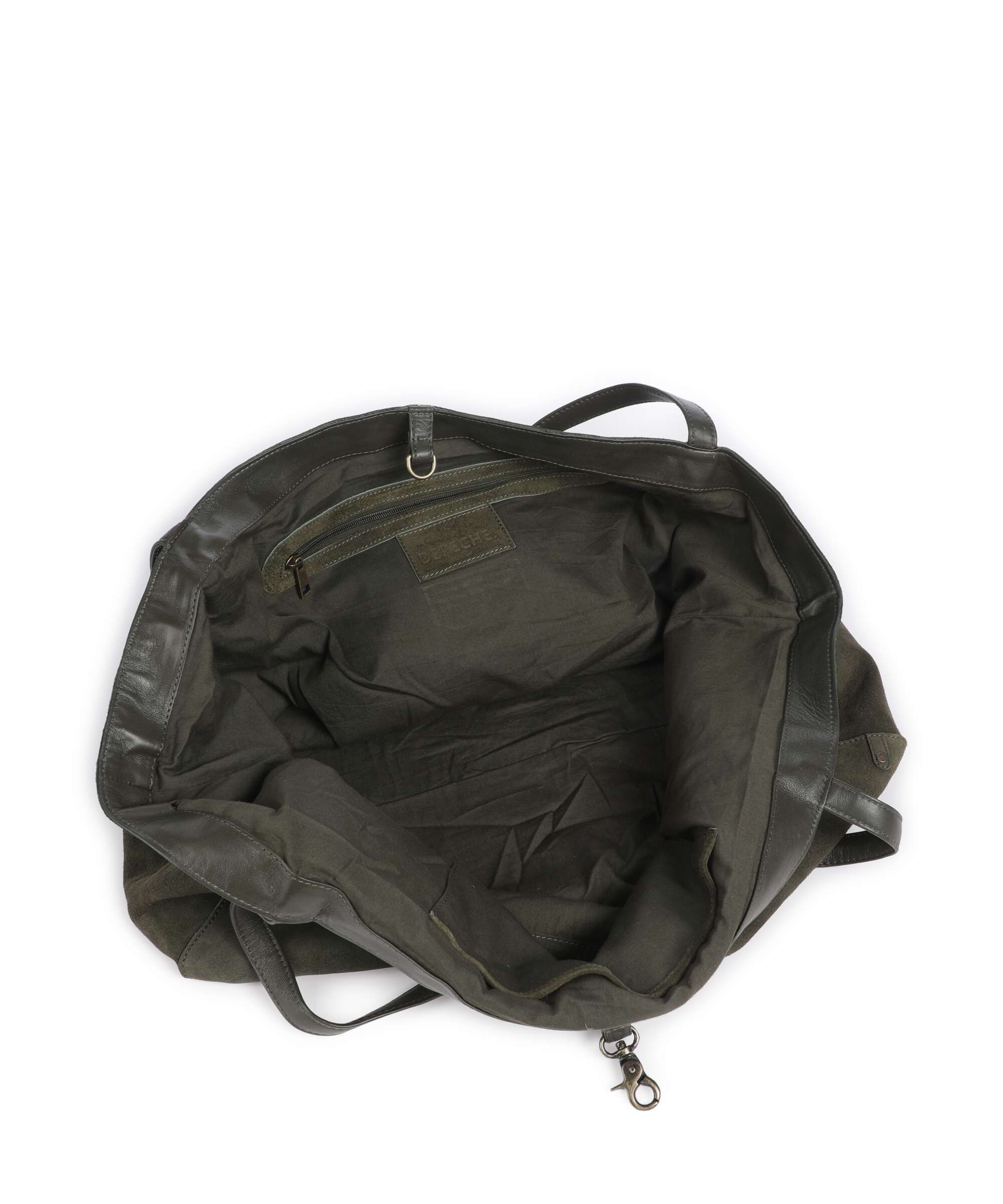 Depeche Bilbao Tote bag army green - Image 4