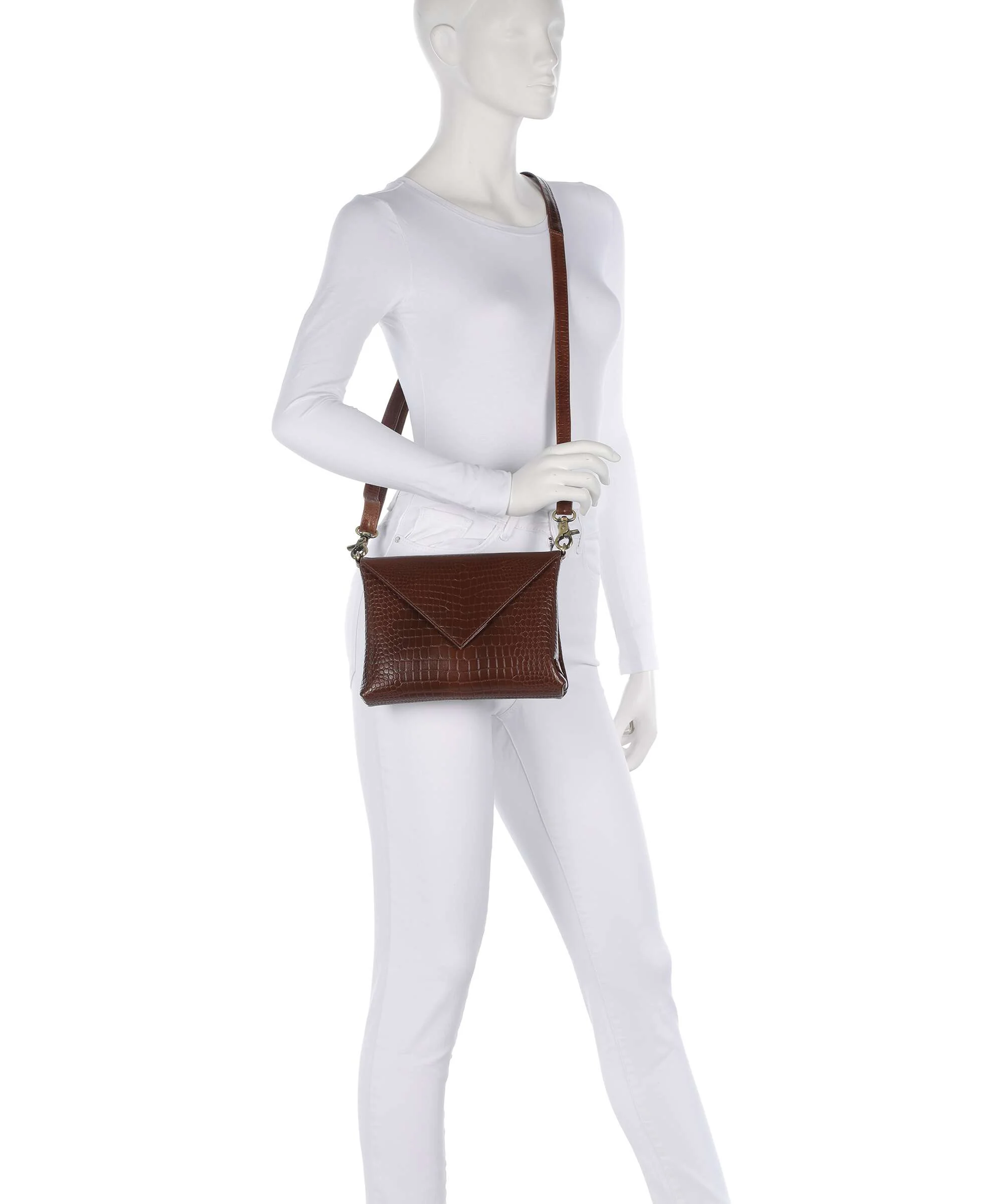 Depeche Fashion Favourites Crossbody bag cognac croco - Image 3