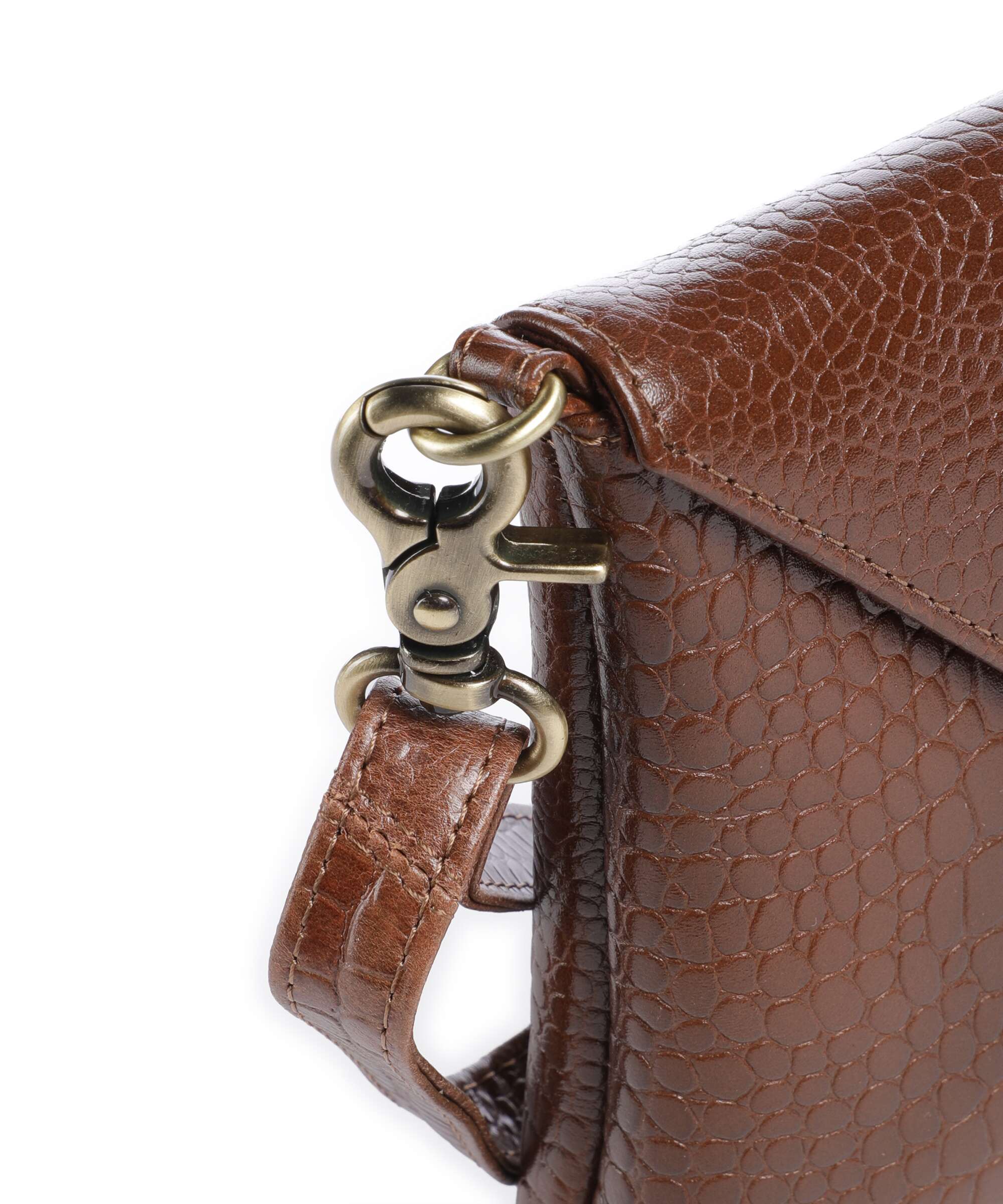 Depeche Fashion Favourites Crossbody bag cognac croco - Image 4