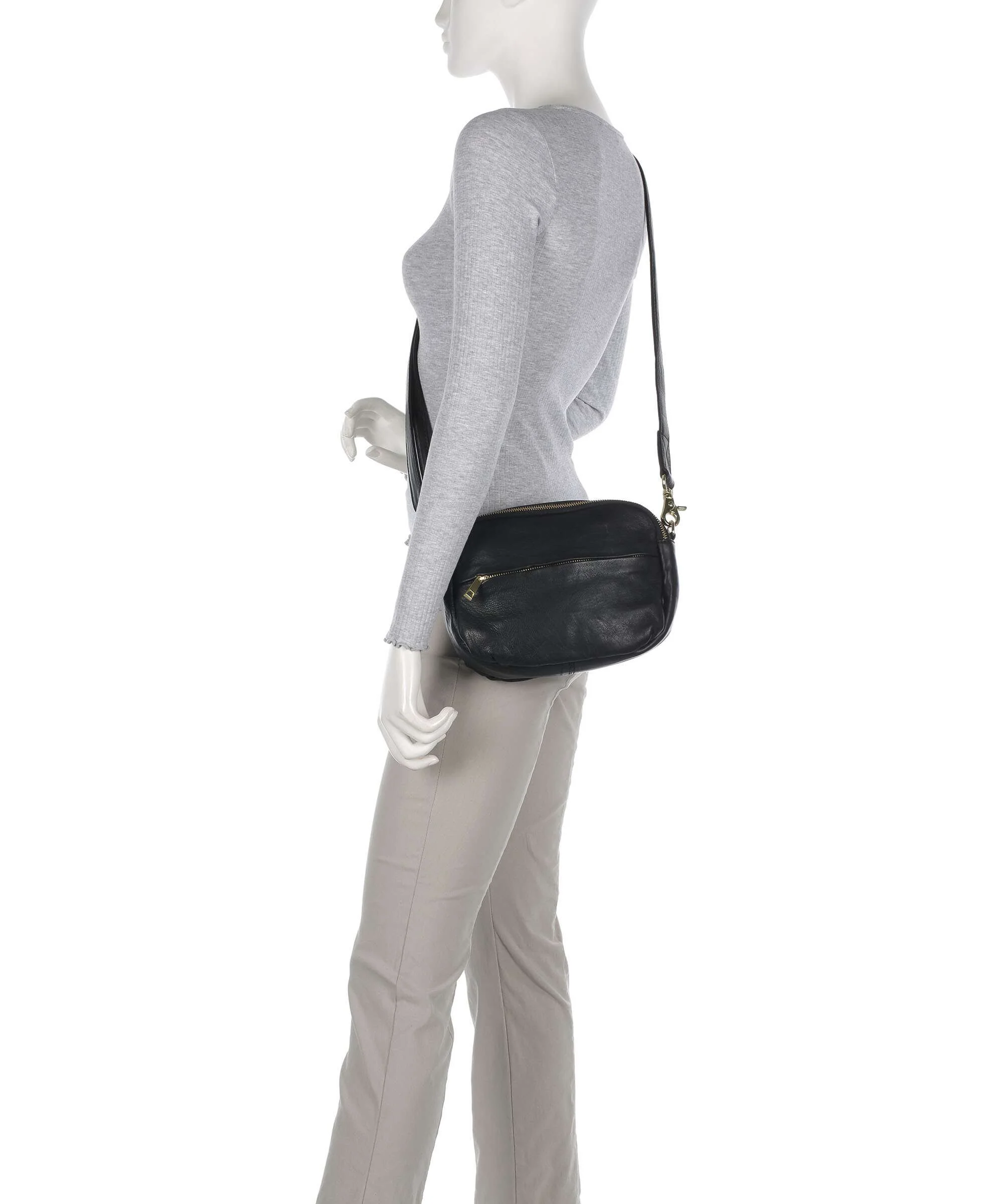 Depeche Golden Chic Crossbody bag black - Image 3