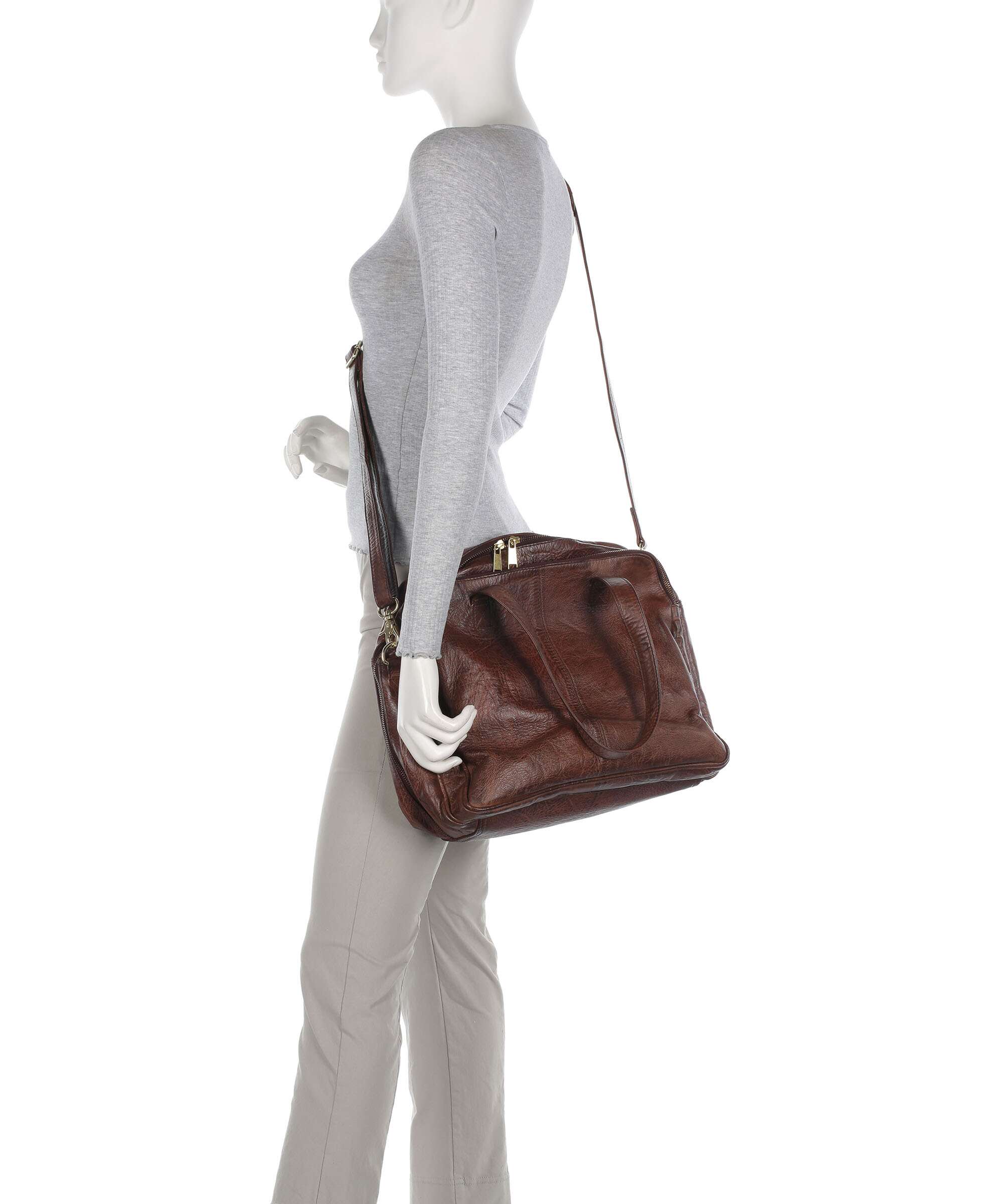 Depeche Golden Chic Shoulder bag brandy - Image 4