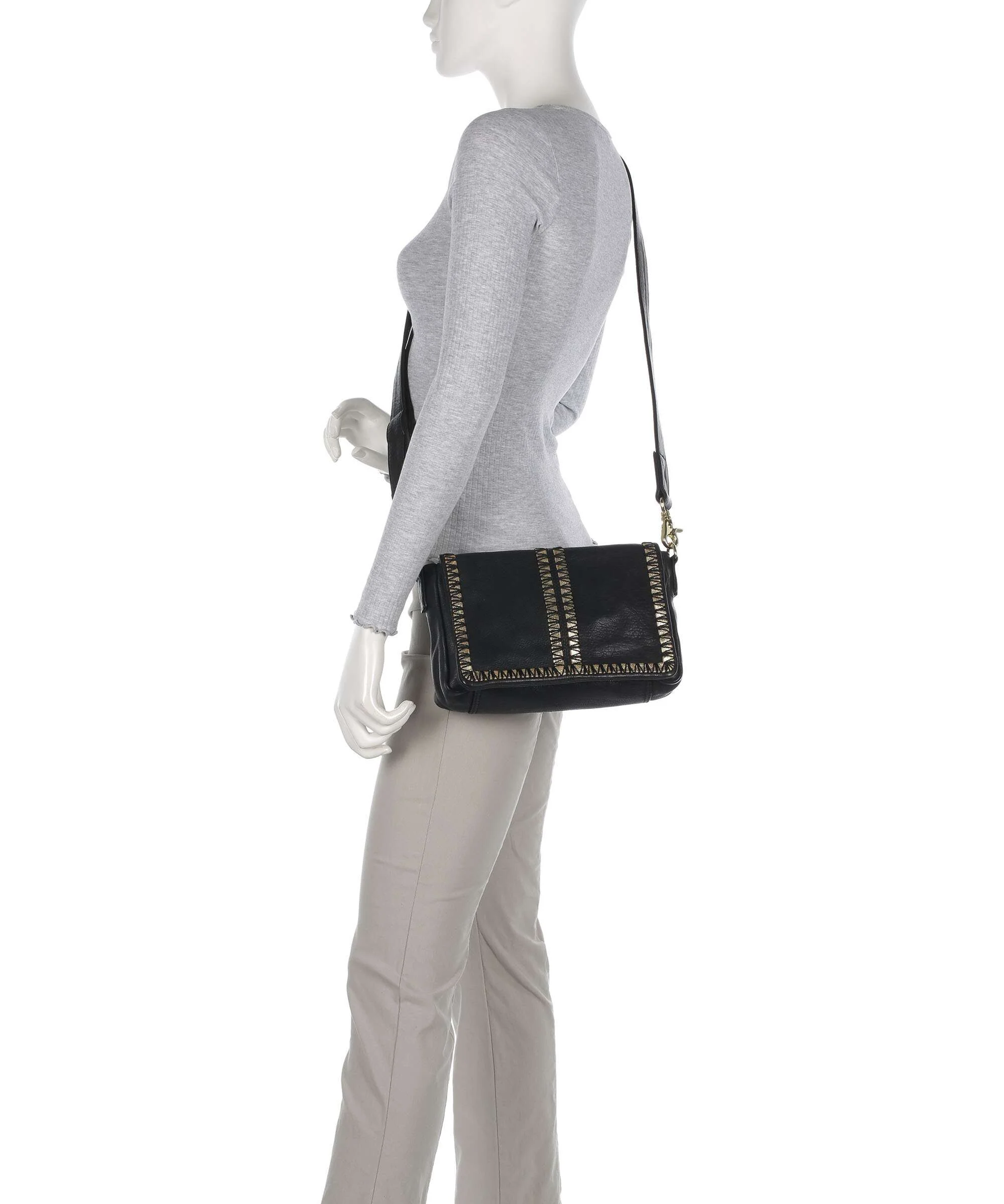 Depeche Golden Magic Crossbody bag black - Image 3