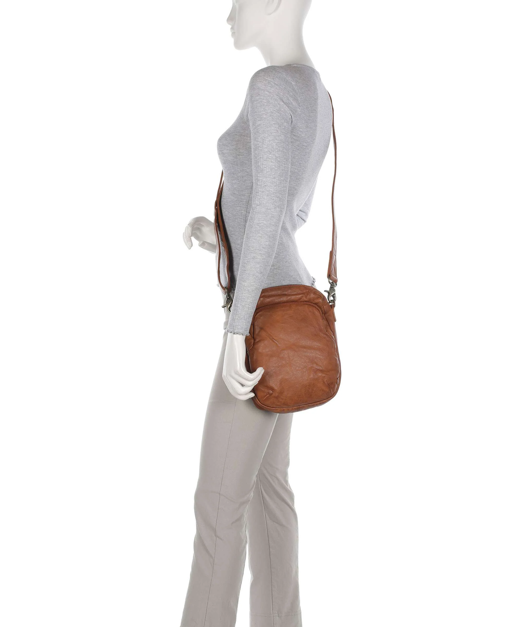 Depeche Power Field Crossbody bag cognac - Image 3
