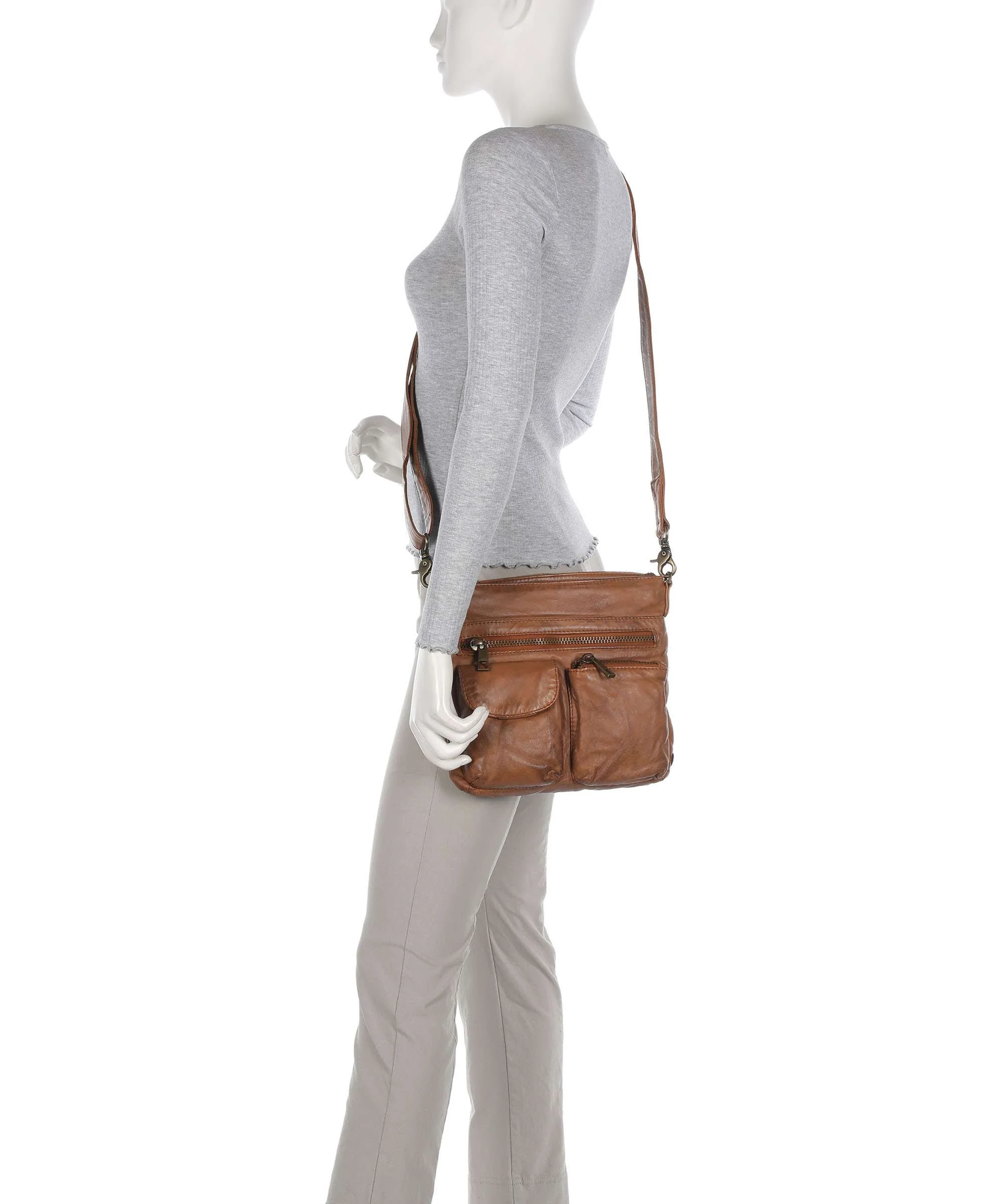 Depeche Power Field Shoulder bag cognac - Image 3