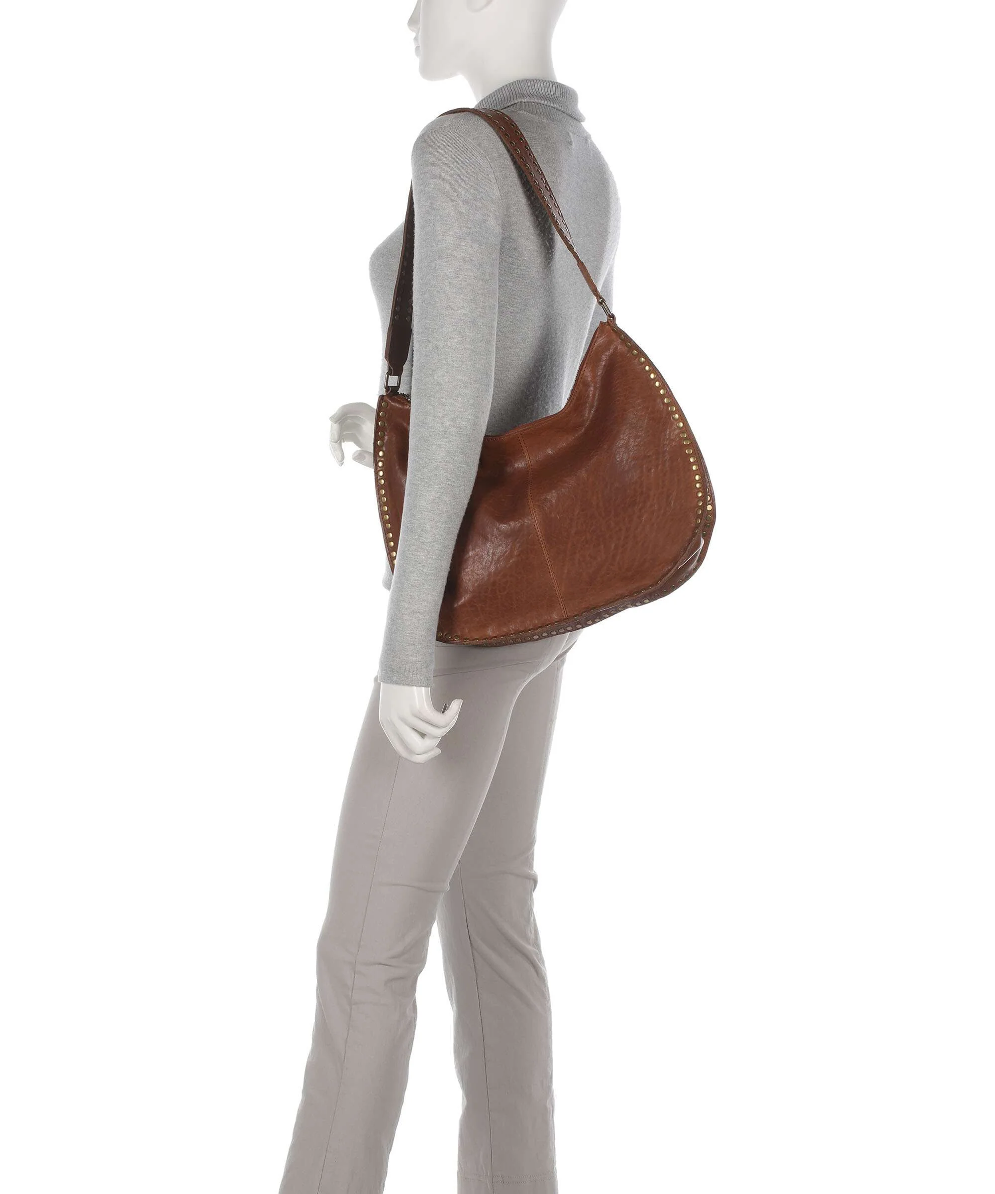 Depeche Rocking Rodeo Hobo bag vintage cognac - Image 3