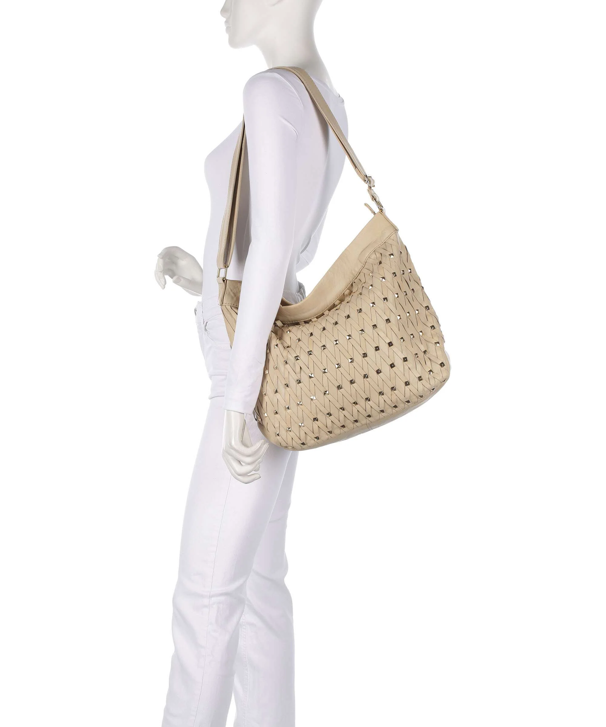 Depeche Sophistication Hobo bag vanilla - Image 3