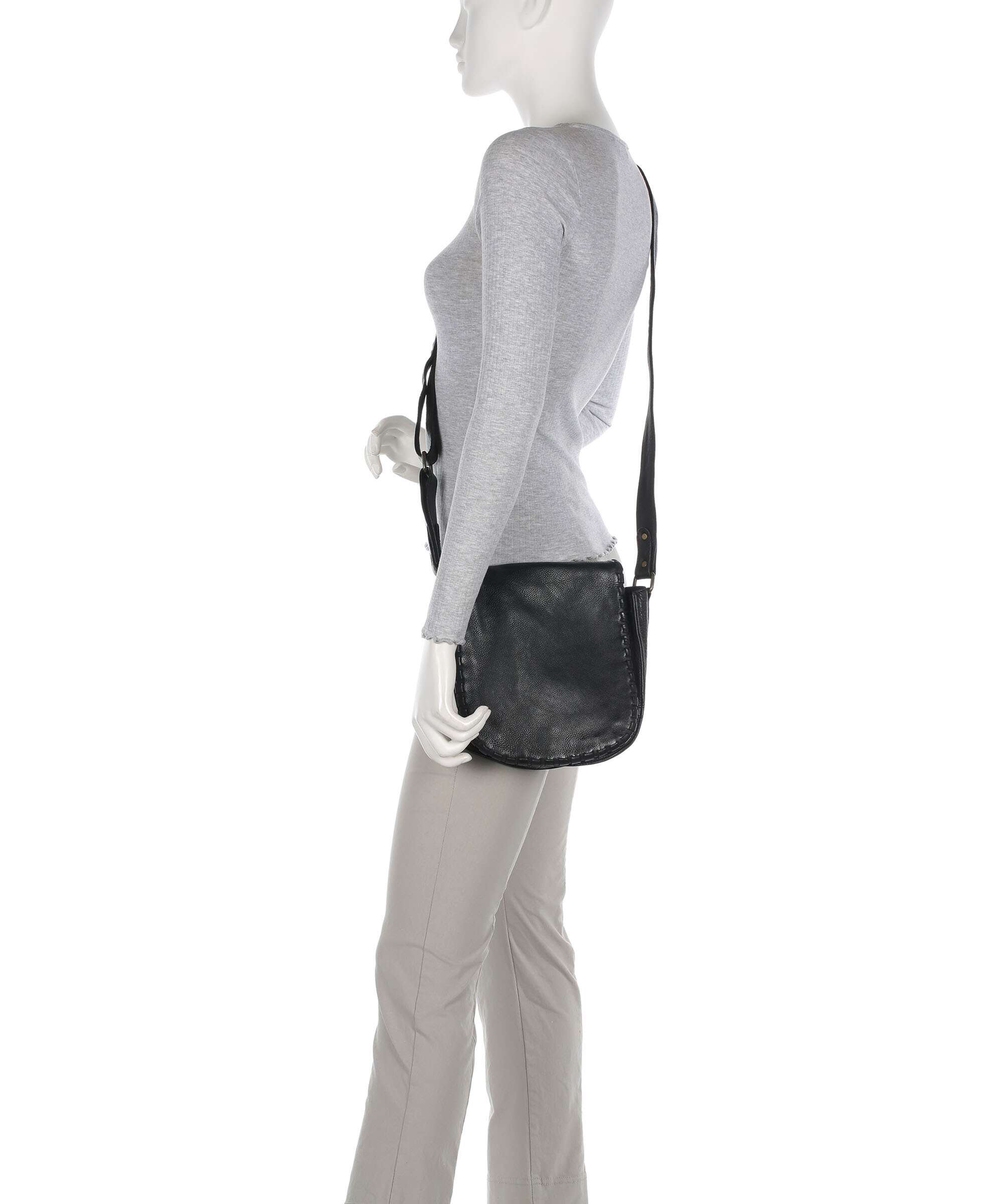 Depeche Tailors Stitch Crossbody bag black - Image 3