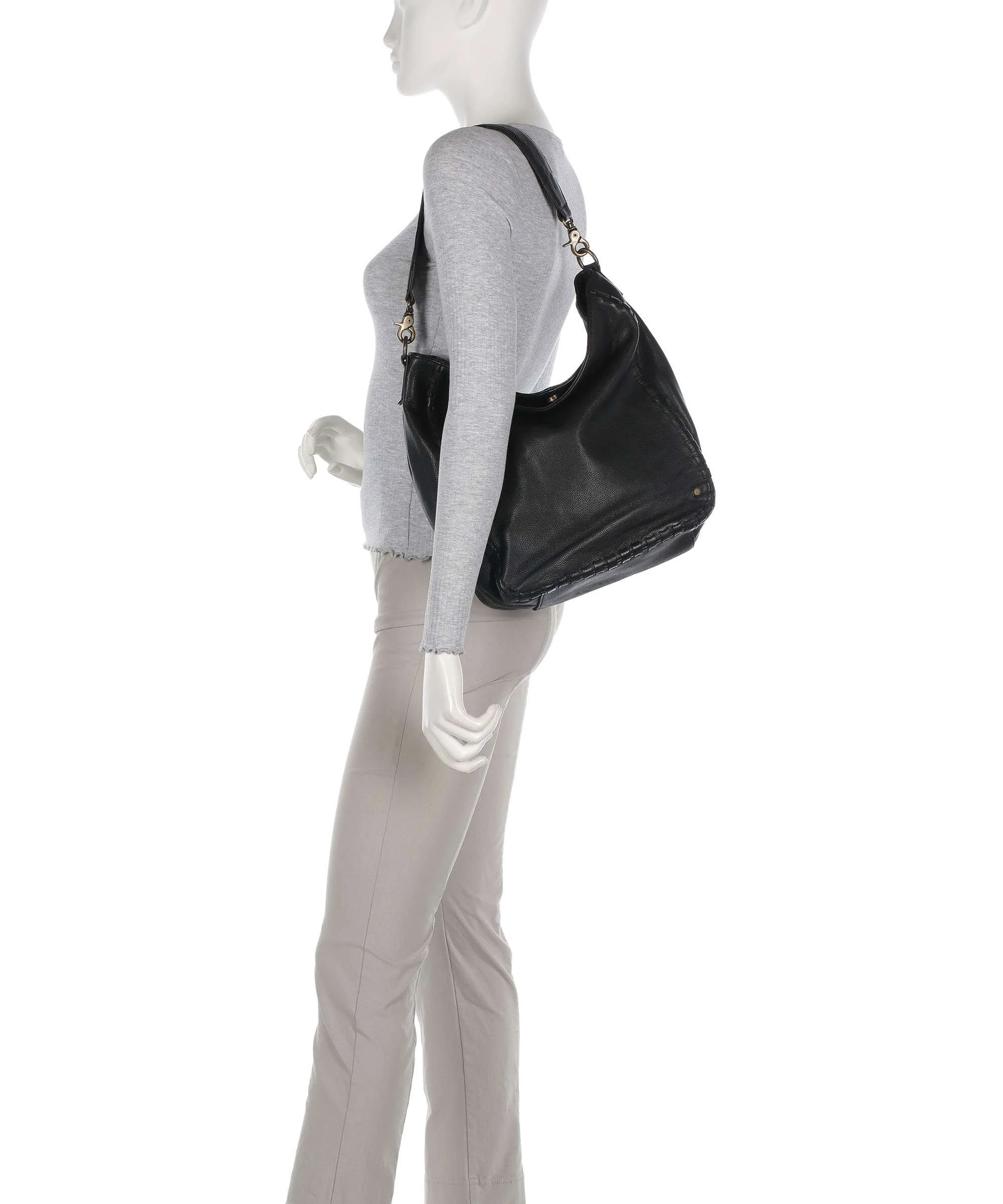 Depeche Tailors Stitch Shoulder bag black - Image 3