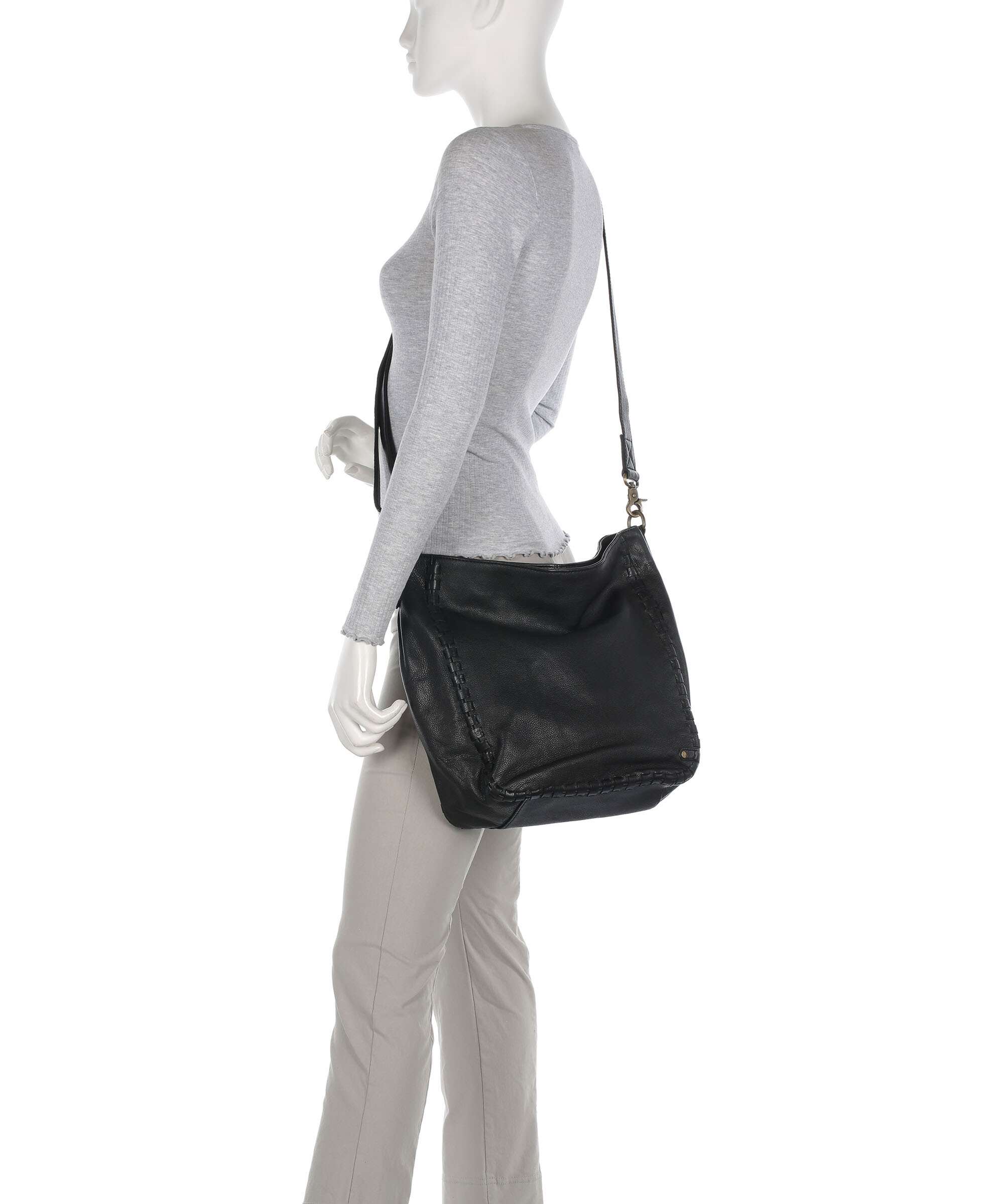 Depeche Tailors Stitch Shoulder bag black - Image 4