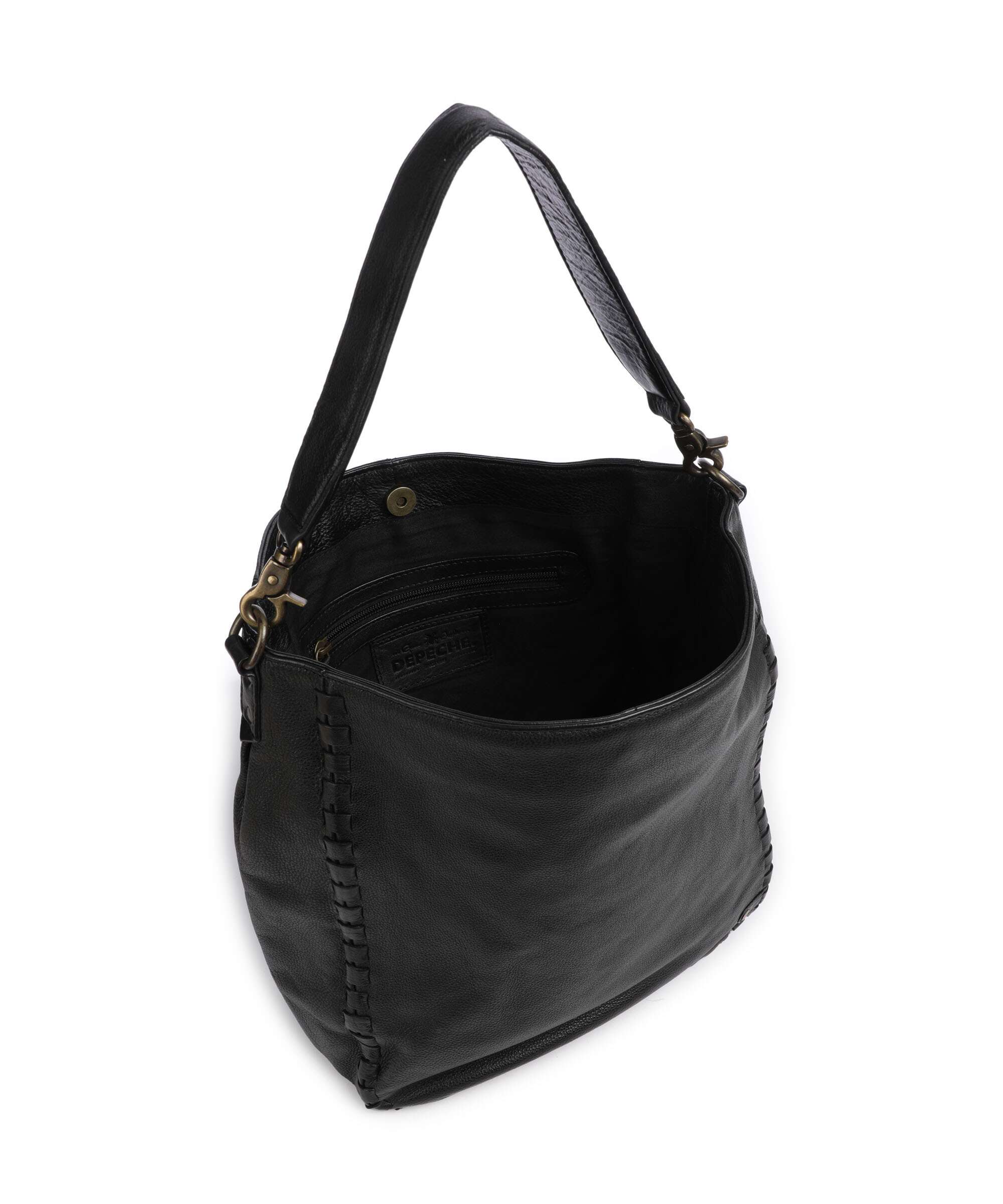Depeche Tailors Stitch Shoulder bag black - Image 7
