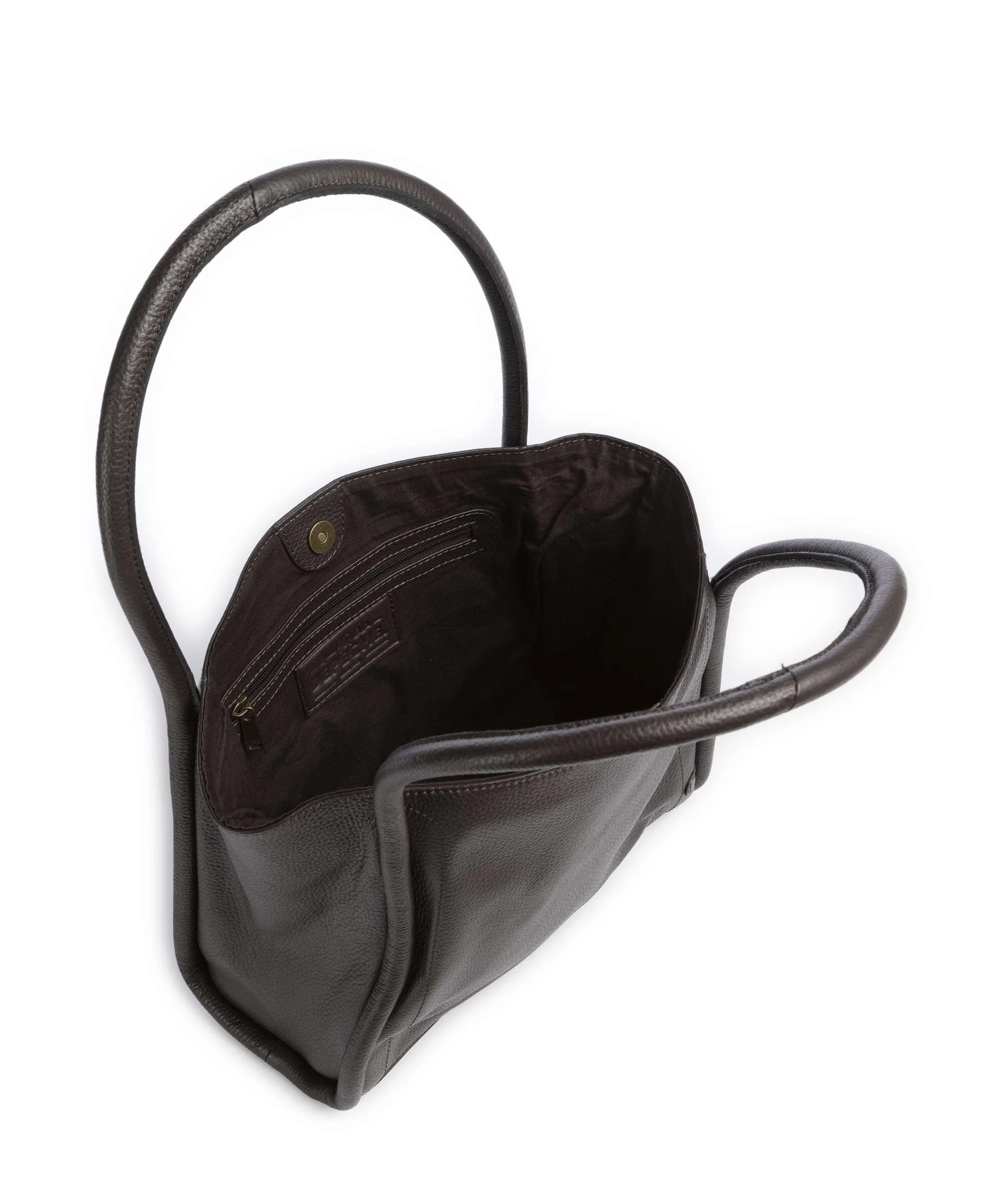 Depeche Vienna Tote bag dark brown - Image 5