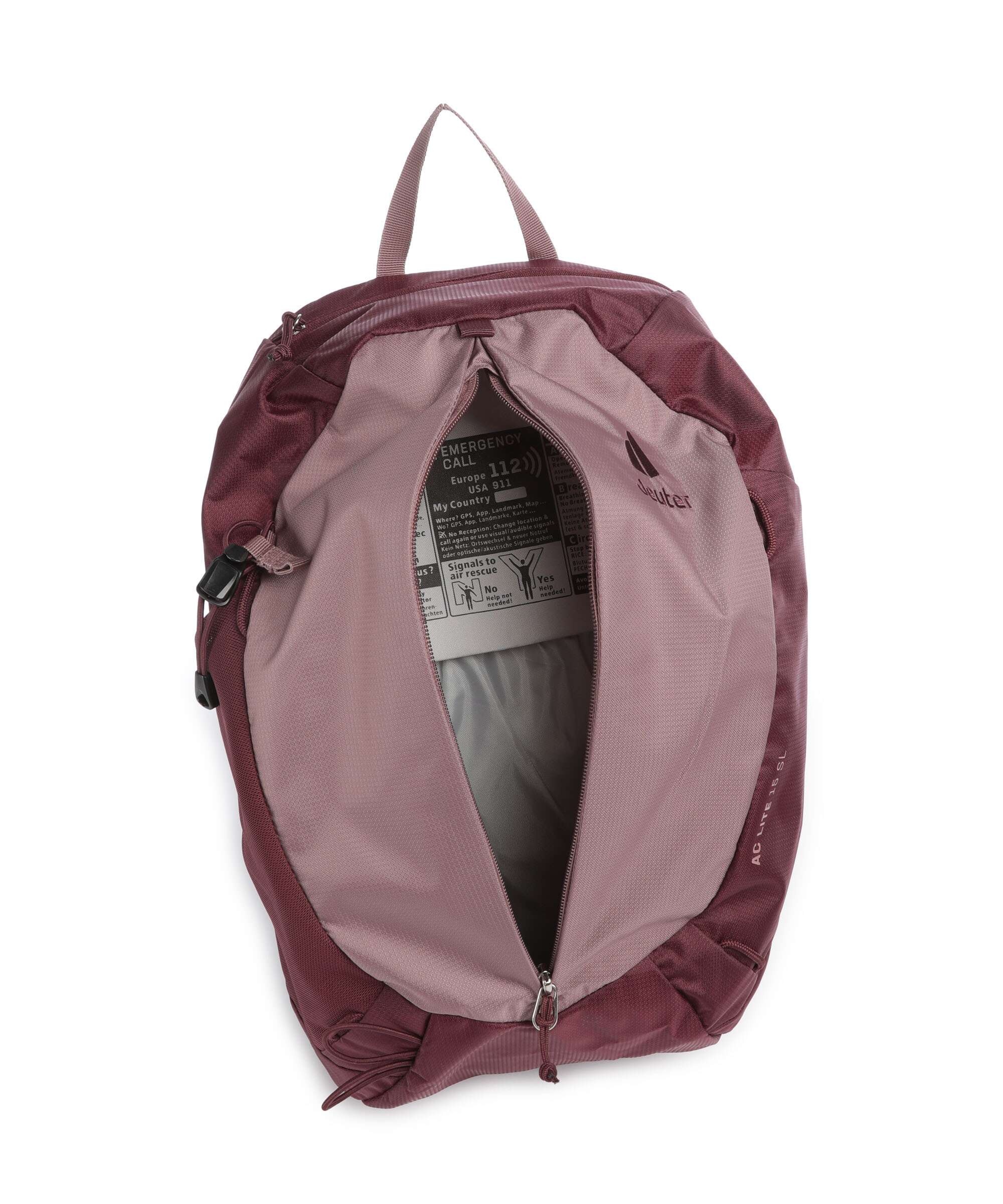 Deuter AC Lite 15 SL Hiking backpack ashrose/cassis - Image 4