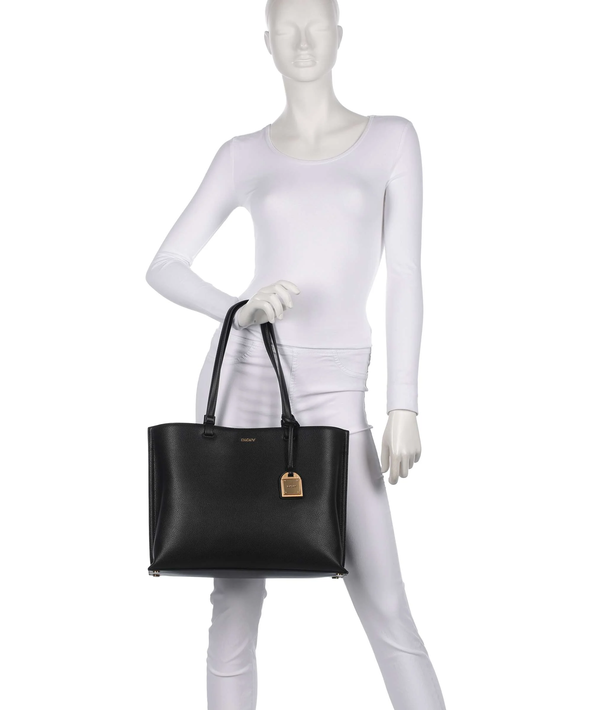 DKNY Alya Tote bag black/gold - Image 3