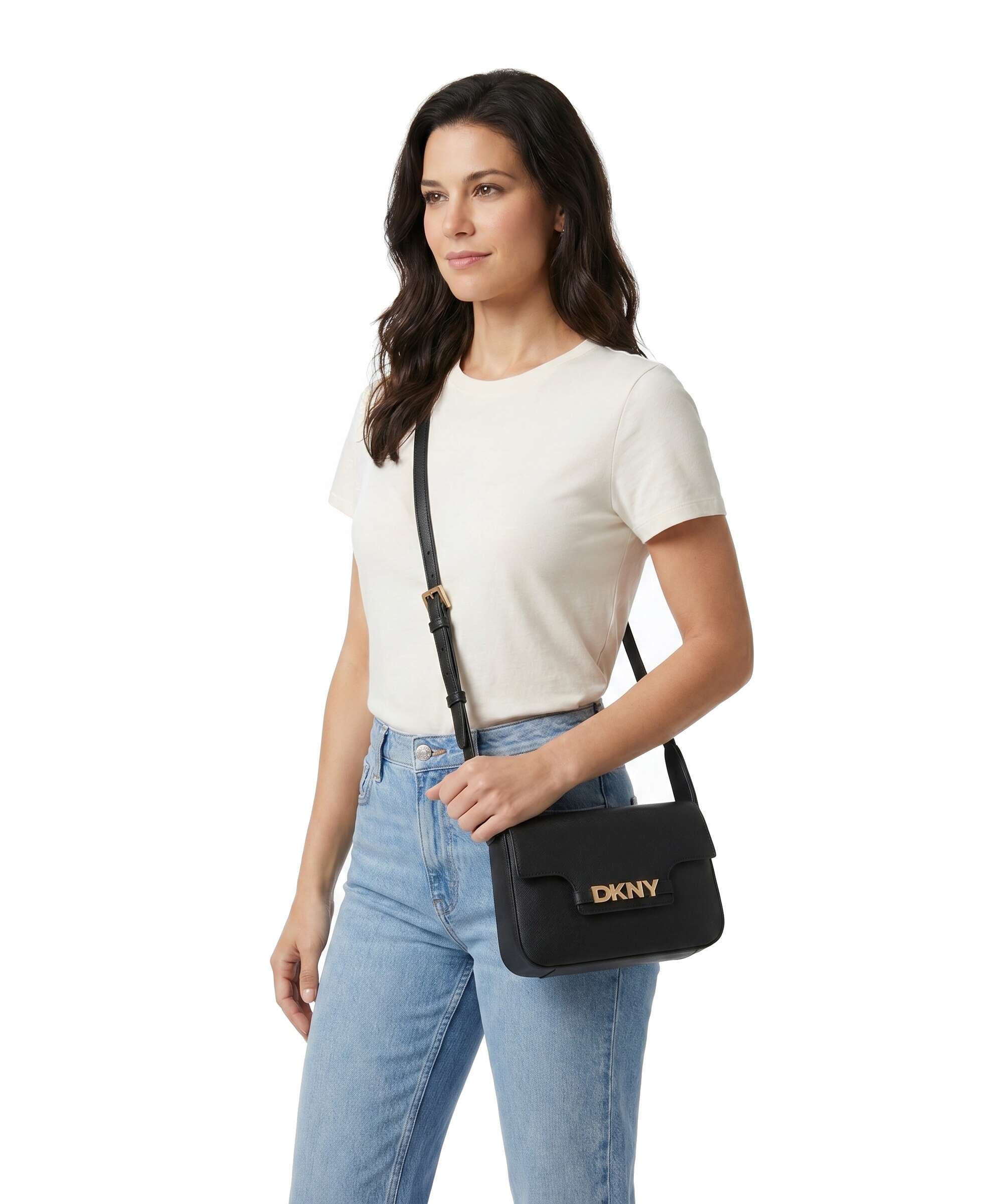 DKNY Avril Crossbody bag black/gold - Image 3