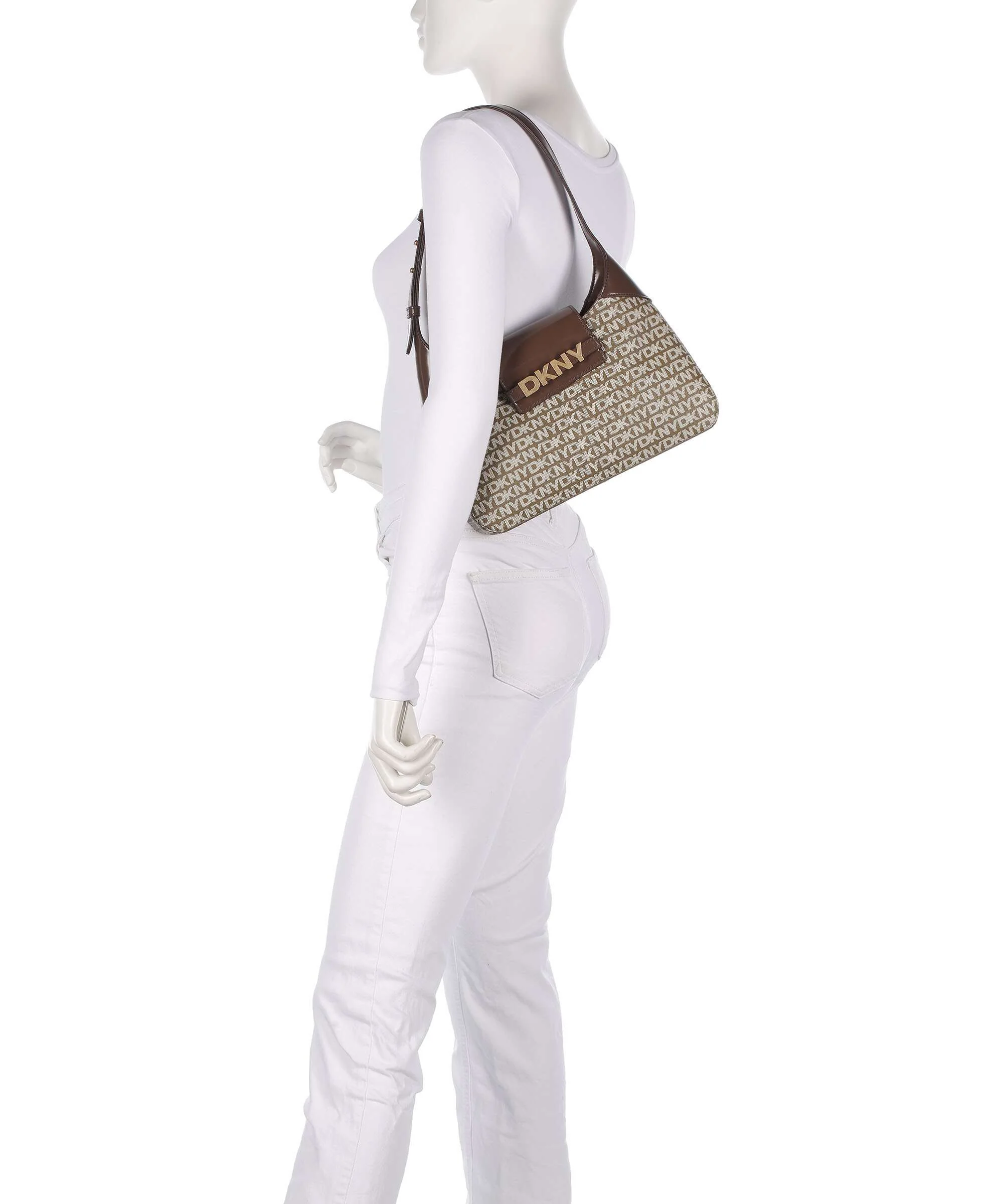 DKNY Avril Shoulder bag chino/chocolate - Image 3