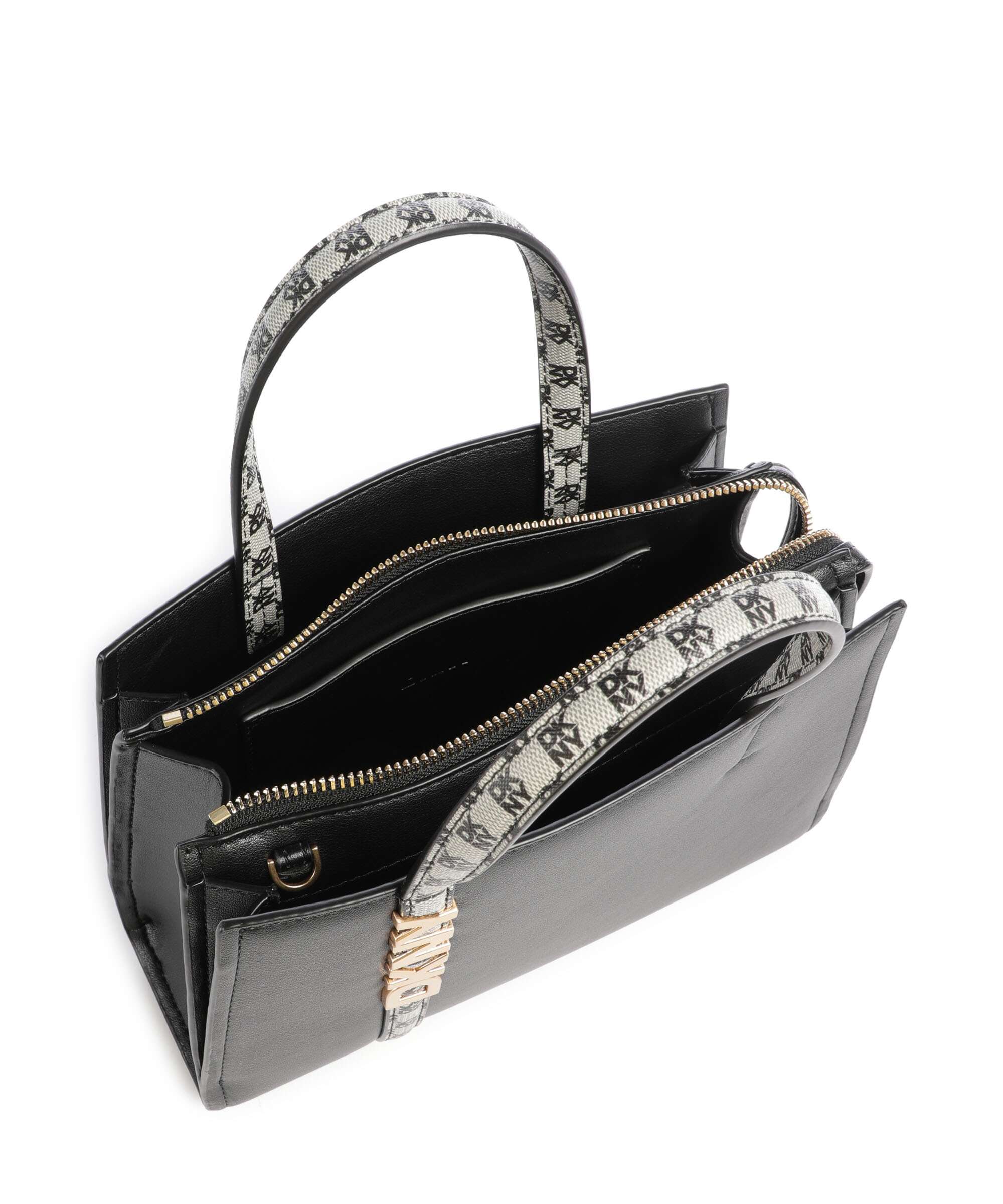 DKNY Avril Small Handbag black/gold - Image 6